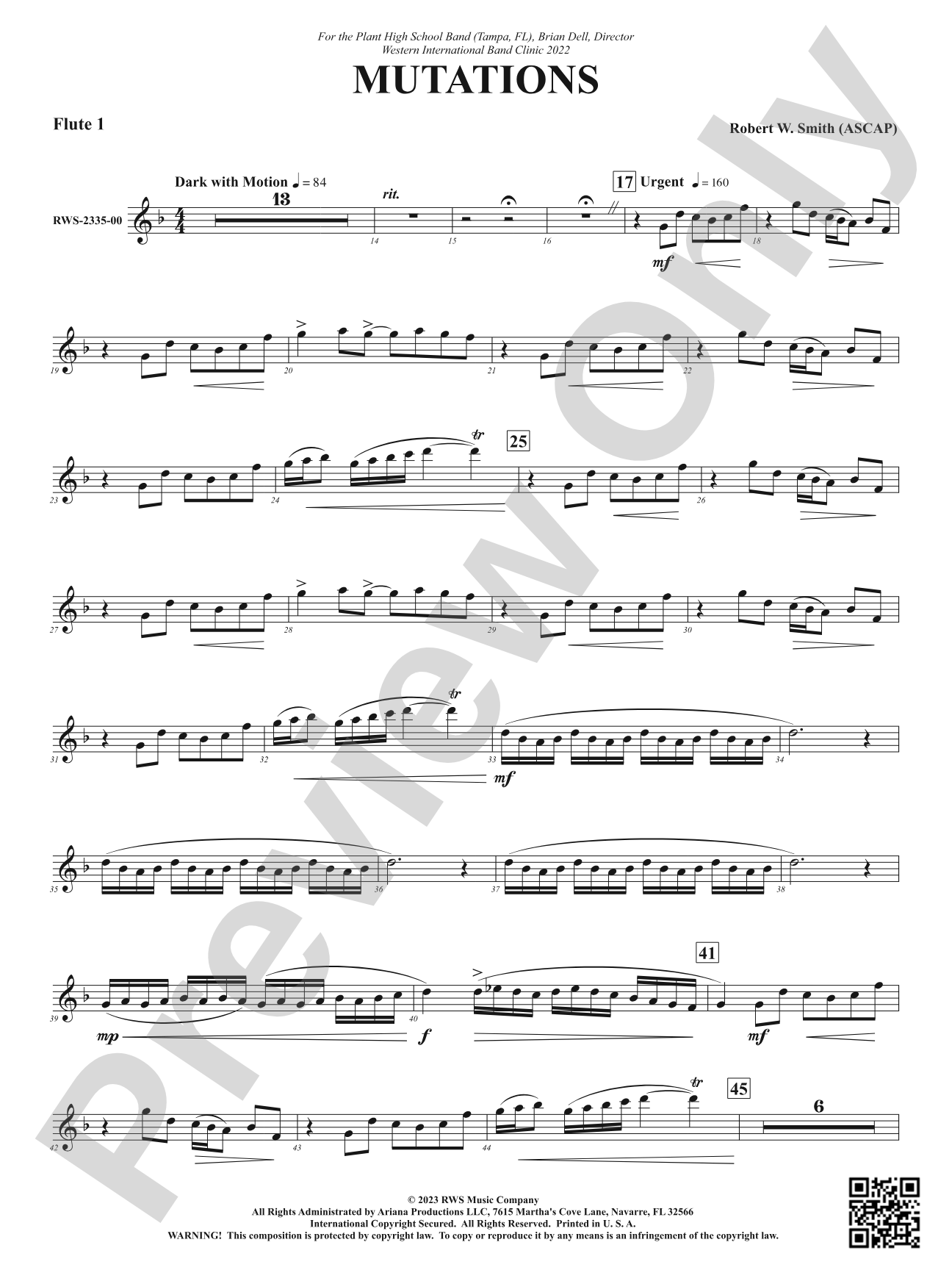 Mutations: 1st Flute