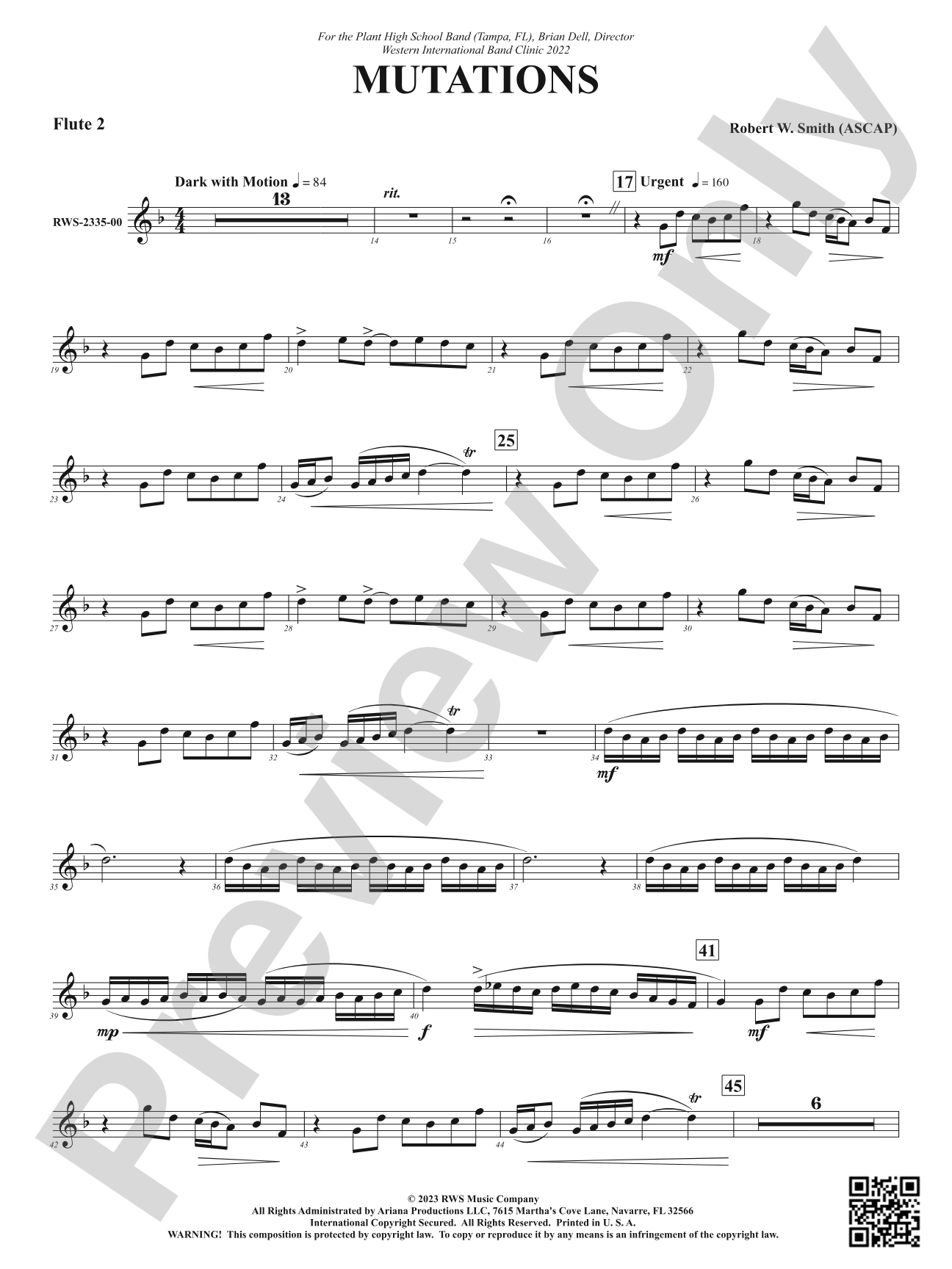 Mutations: 2nd Flute