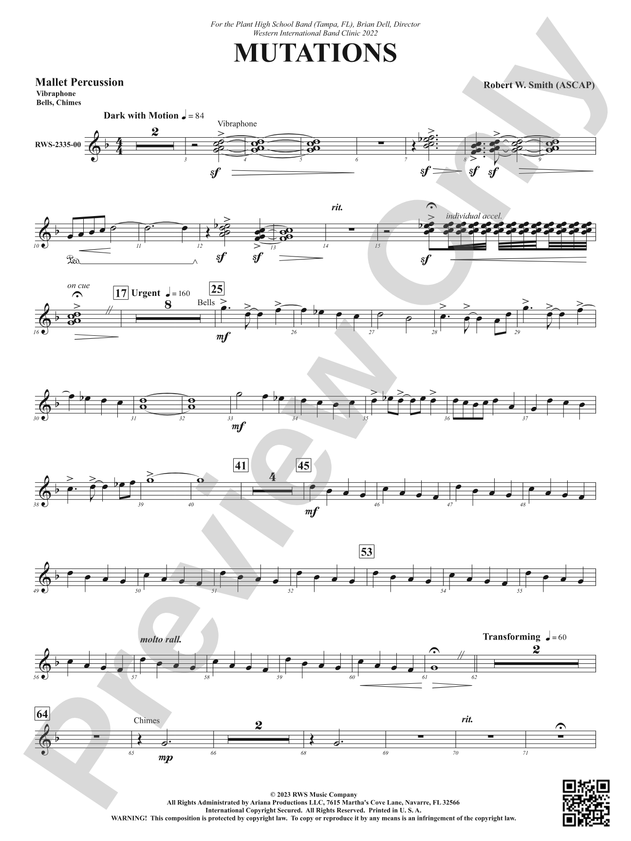 Mutations: 1st Mallet Percussion
