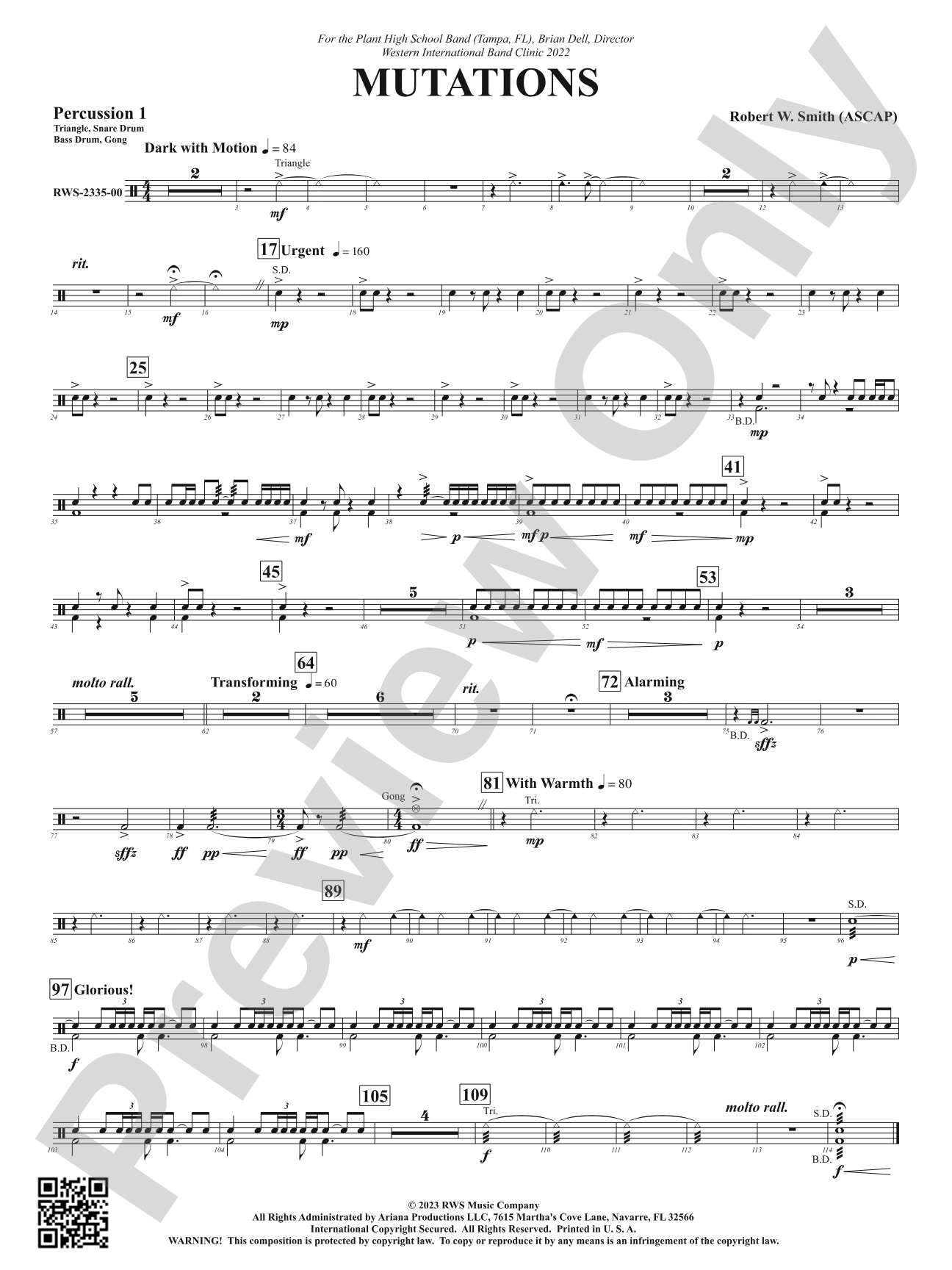 Mutations: 1st Percussion