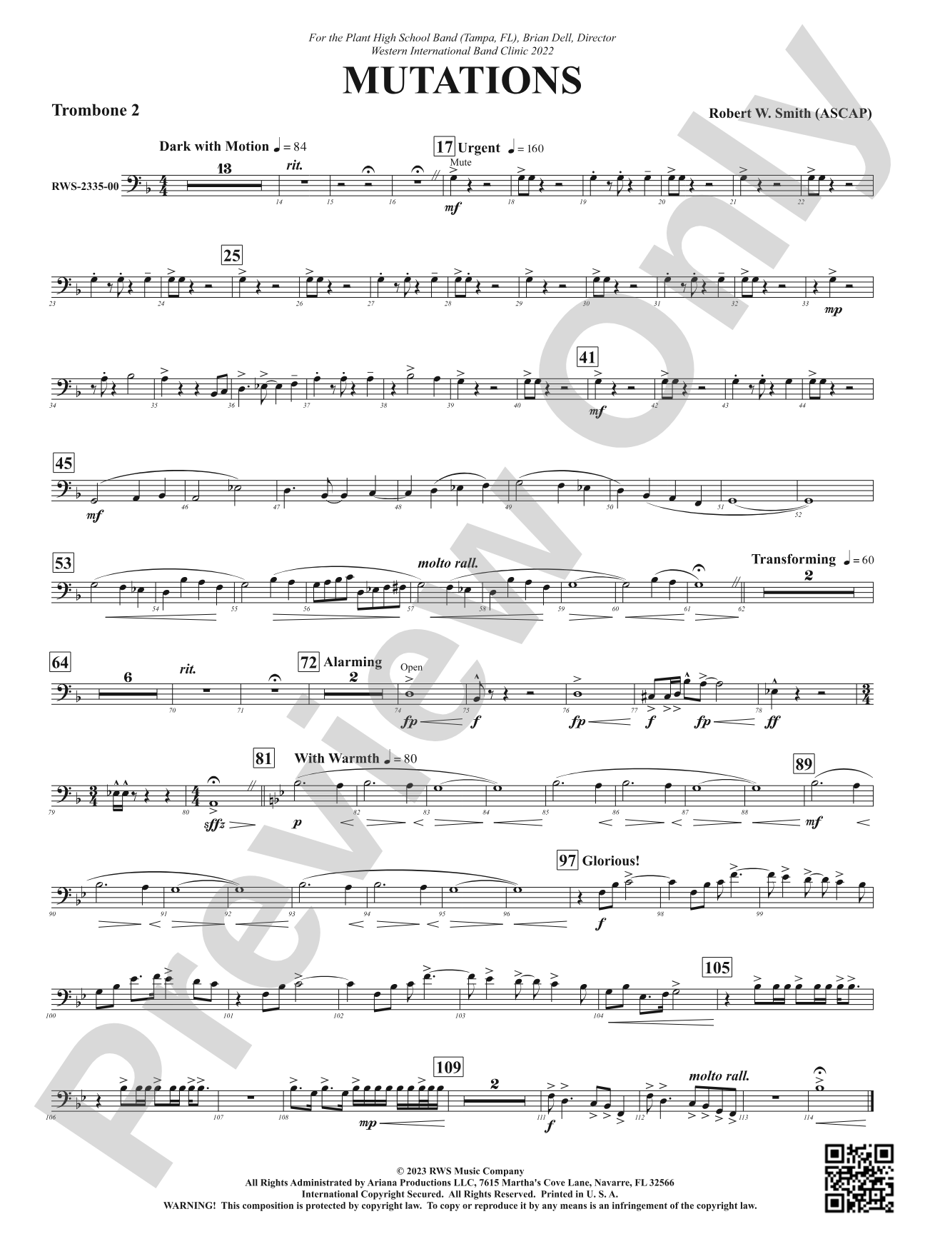 Mutations: 2nd Trombone