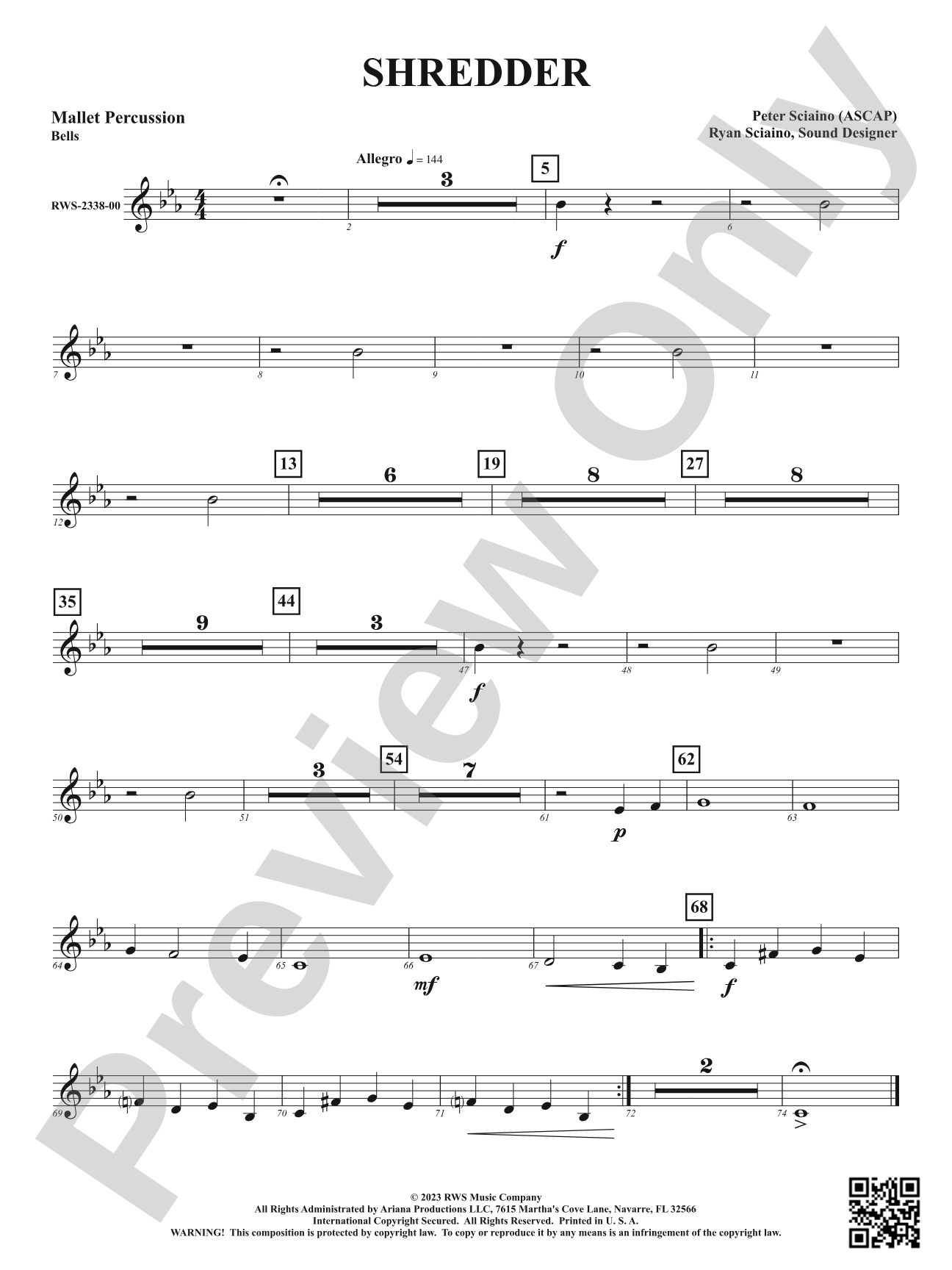 Shredder: 1st Mallet Percussion