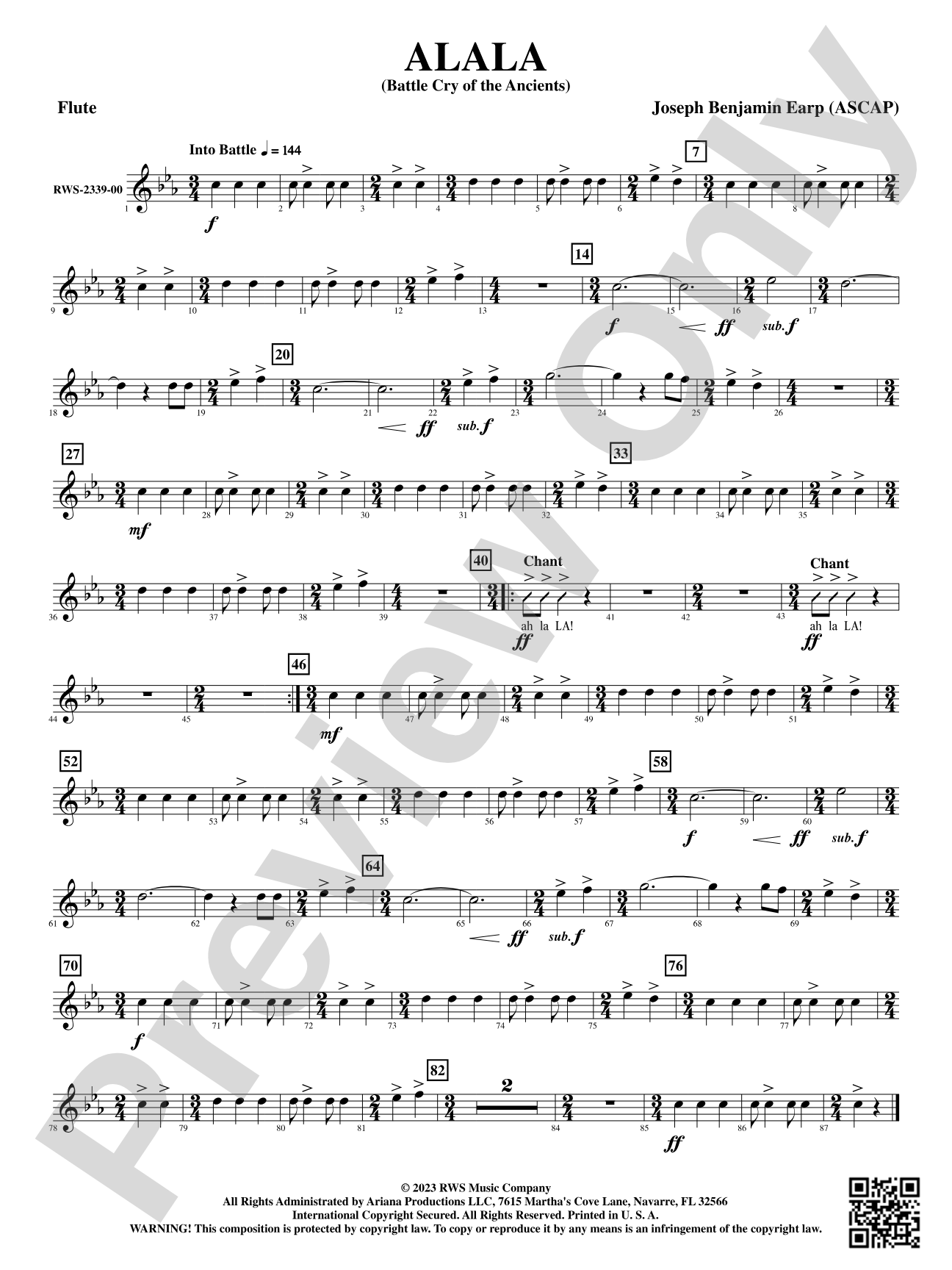 Alala - Battle Cry of the Ancients: 1st Flute