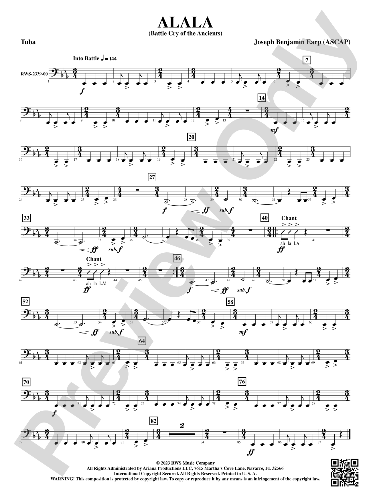 Alala - Battle Cry of the Ancients: Tuba