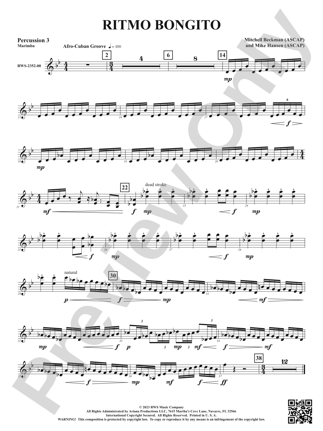Ritmo Bongito: 3rd Percussion