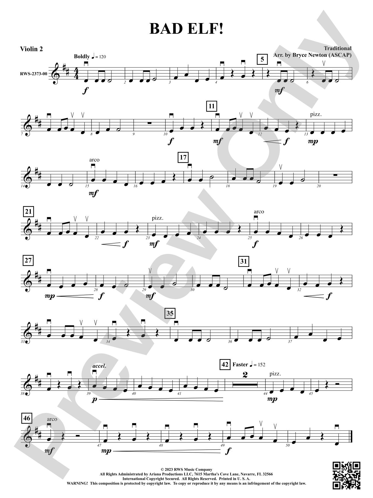 Bad Elf!: 2nd Violin