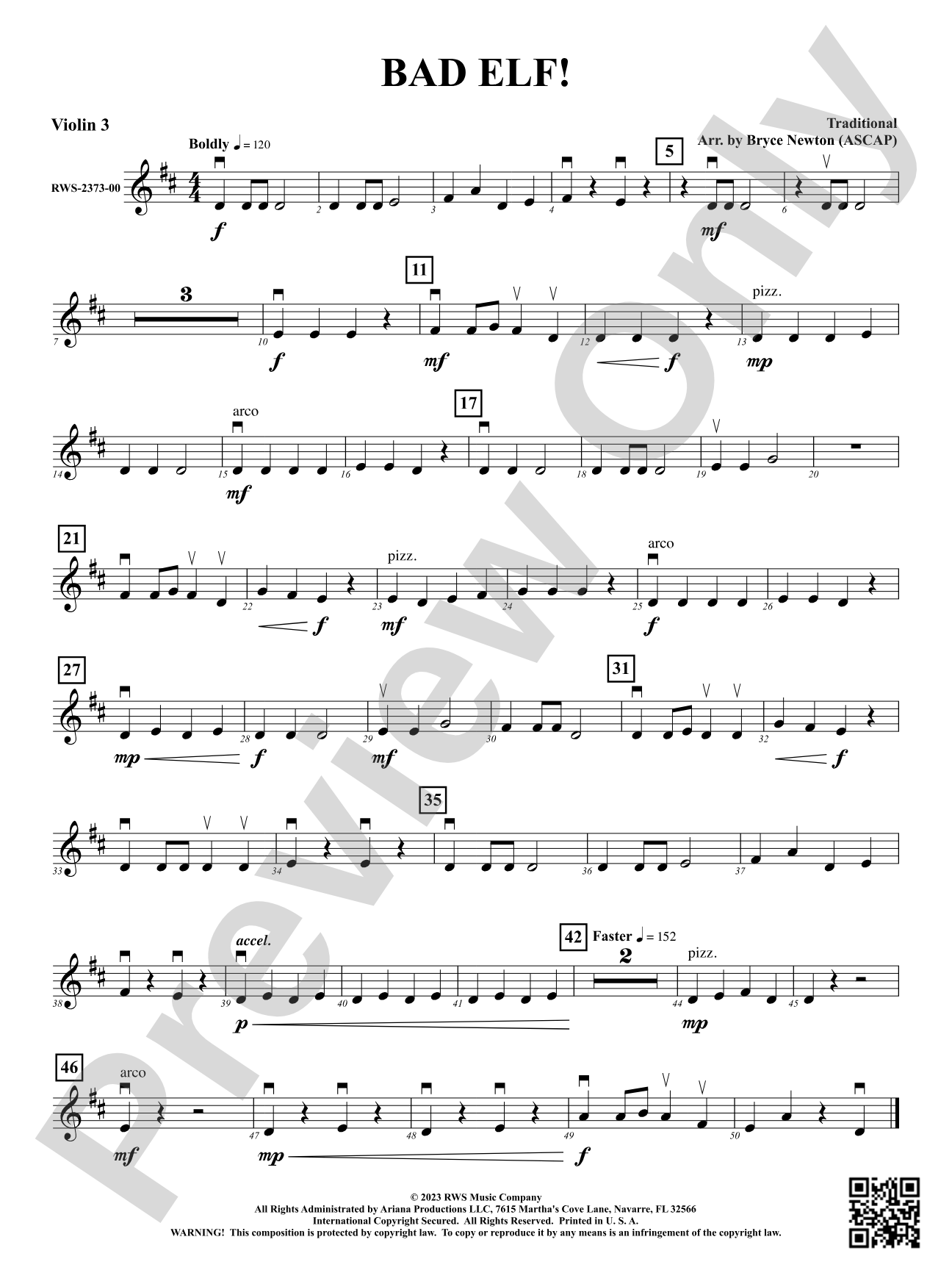 Bad Elf!: 3rd Violin