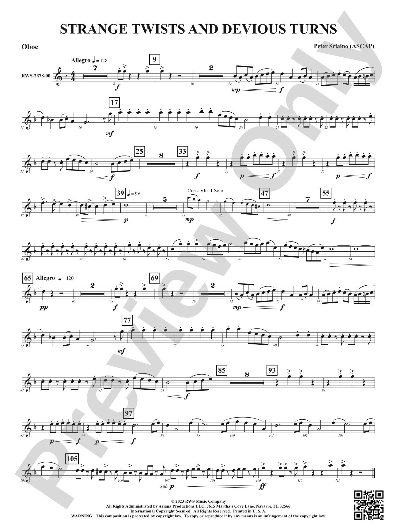 Strange Twists and Devious Turns: Oboe