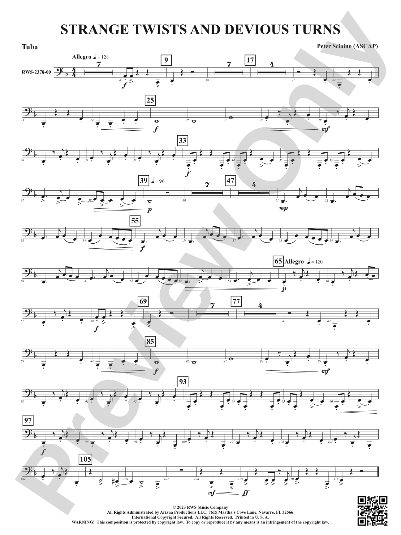 Strange Twists and Devious Turns: Tuba