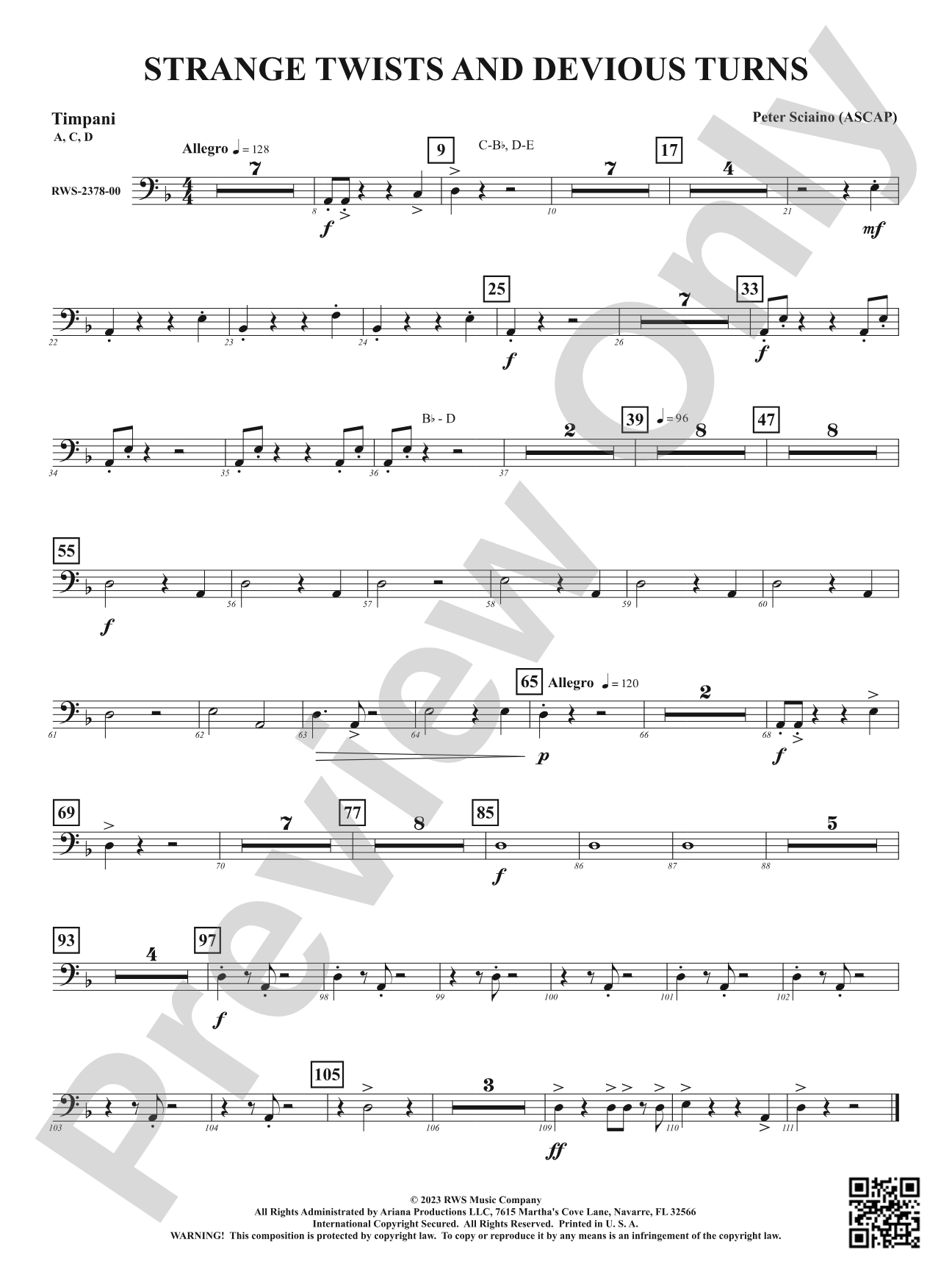 Strange Twists and Devious Turns: Timpani