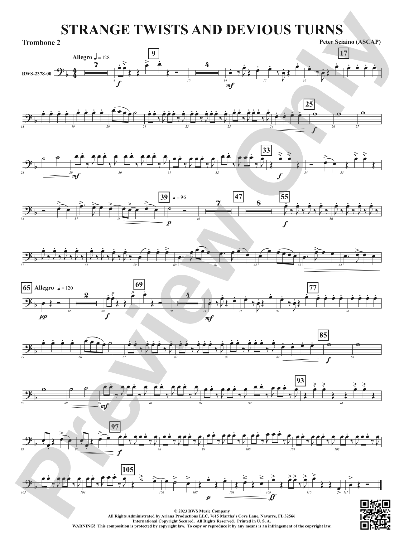 Strange Twists and Devious Turns: 2nd Trombone