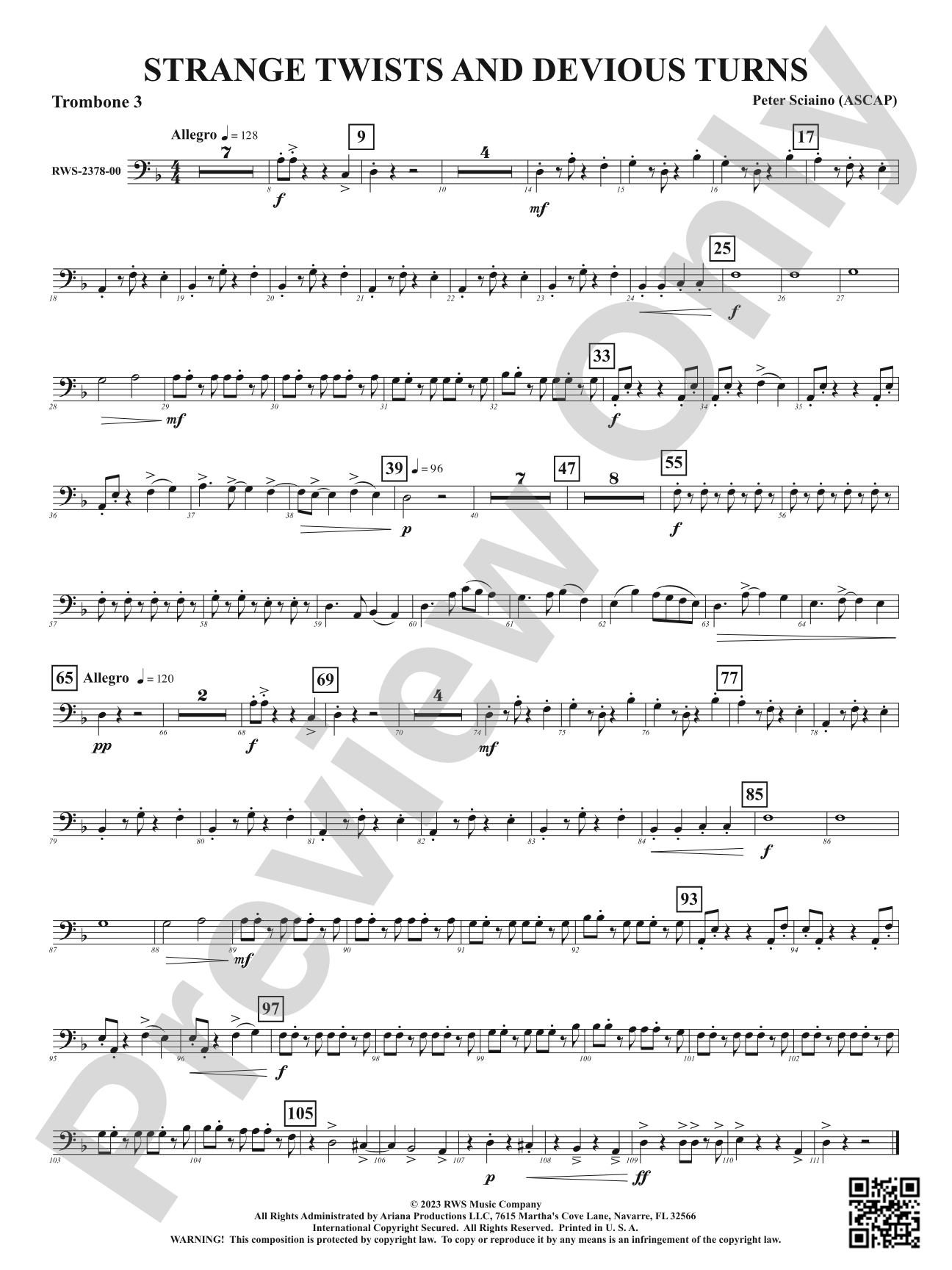 Strange Twists and Devious Turns: 3rd Trombone