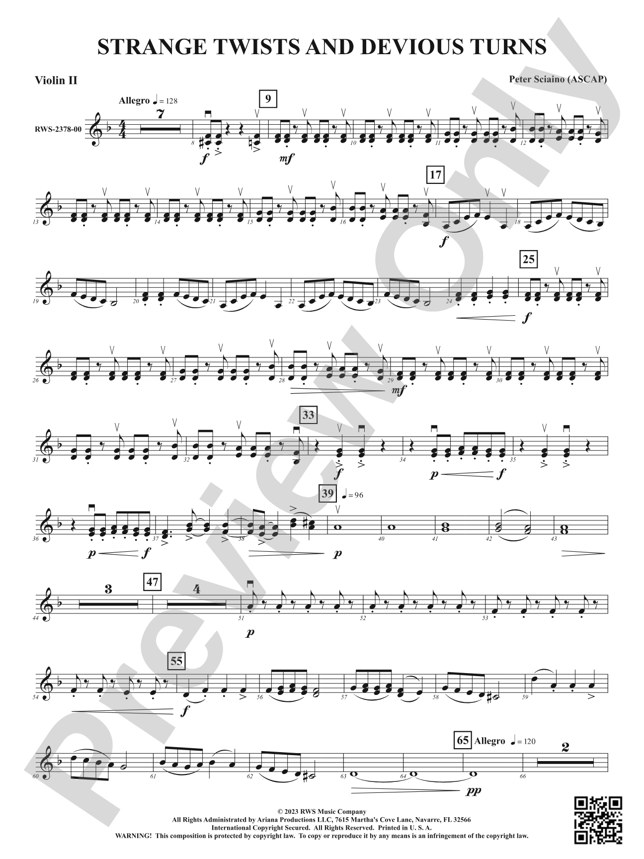 Strange Twists and Devious Turns: 2nd Violin