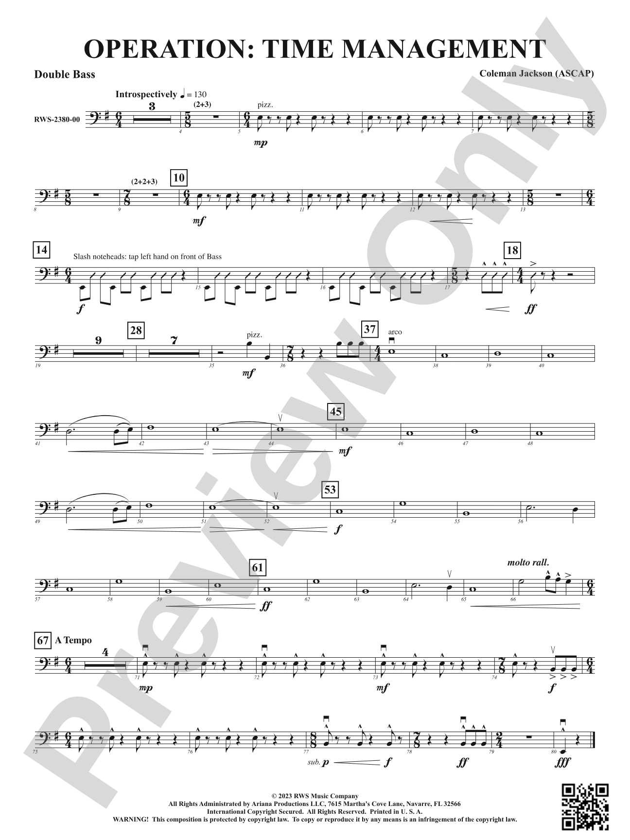 Operation: Time Management: String Bass