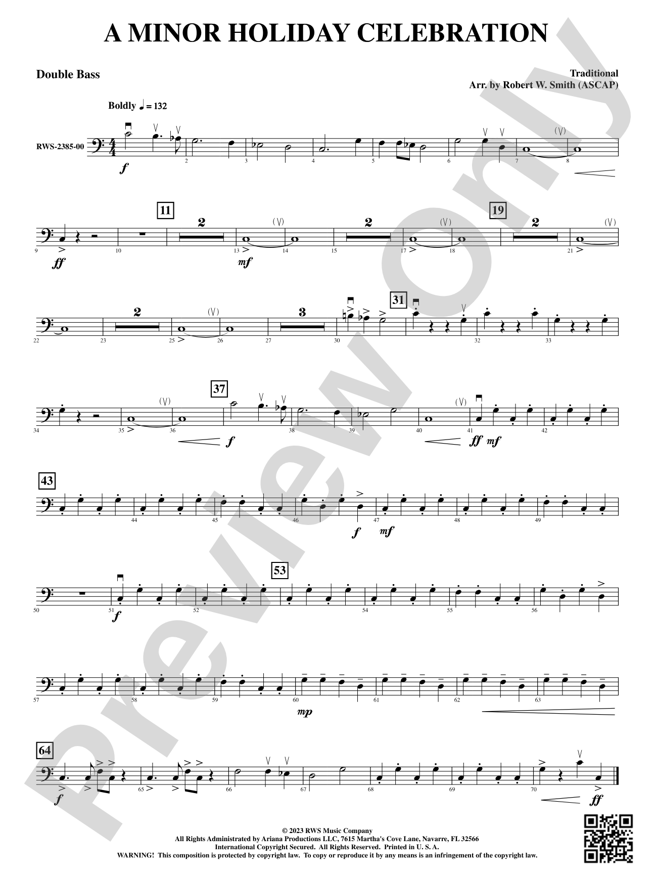 A Minor Holiday Celebration: String Bass
