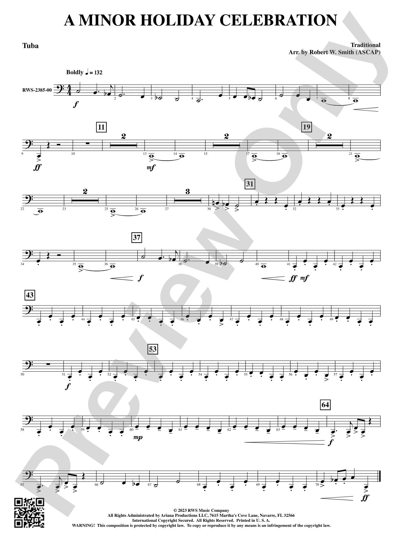 A Minor Holiday Celebration: Tuba
