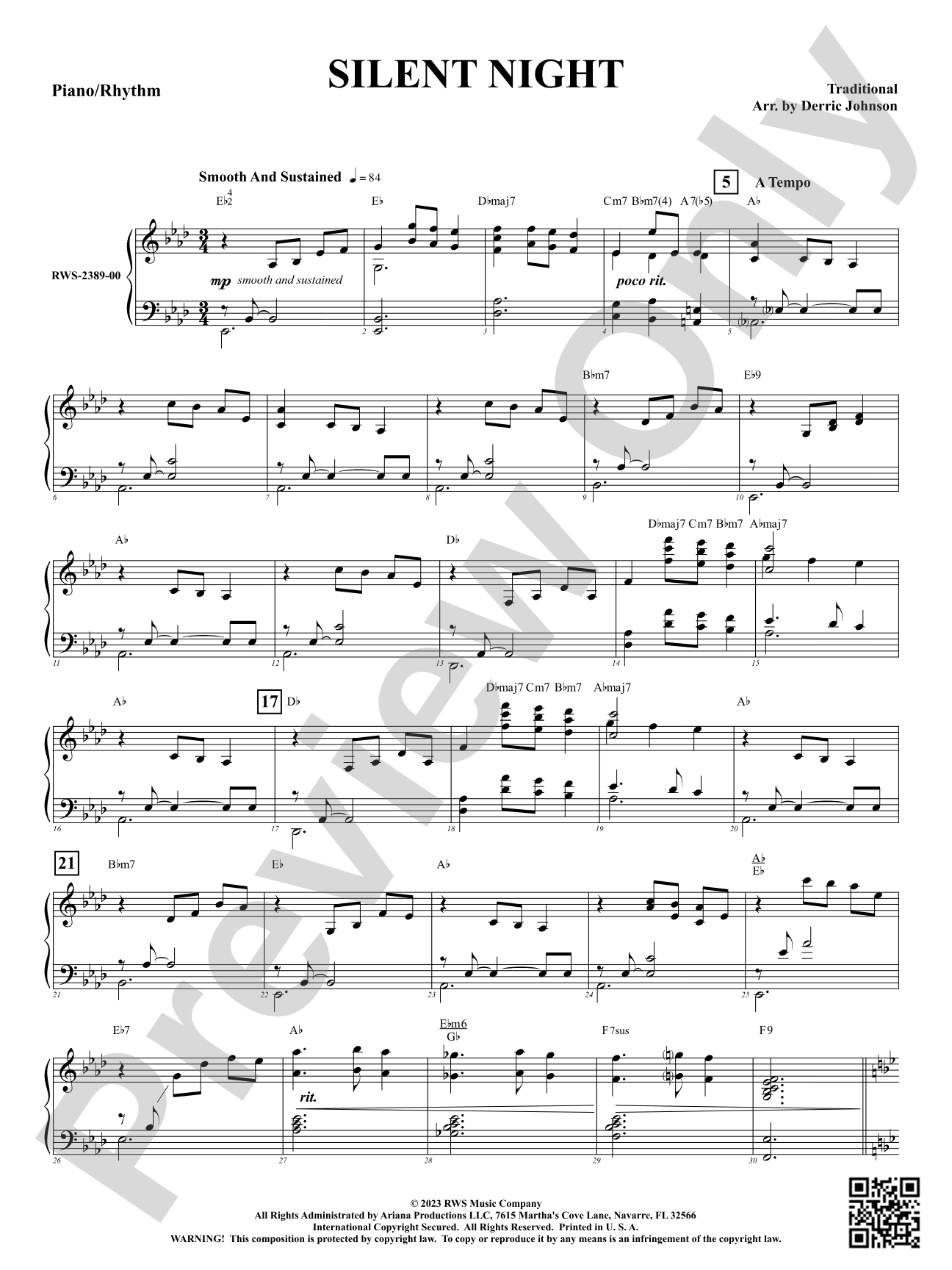Silent Night: Piano Accompaniment