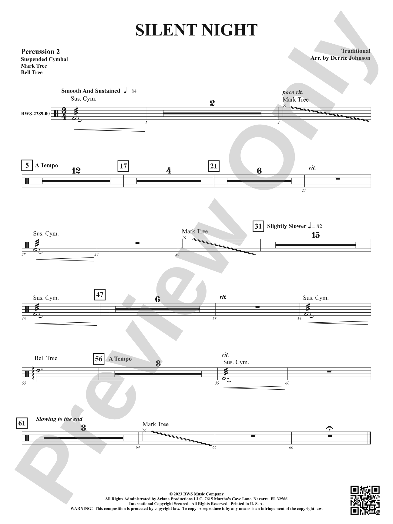 Silent Night: 2nd Percussion