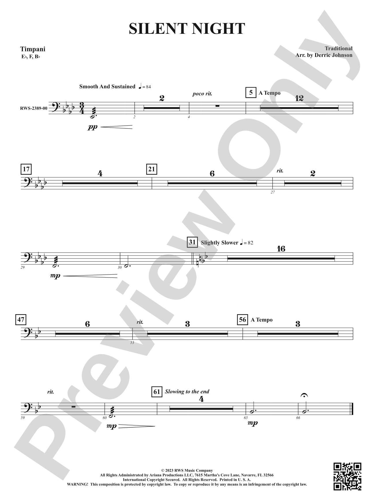 Silent Night: Timpani
