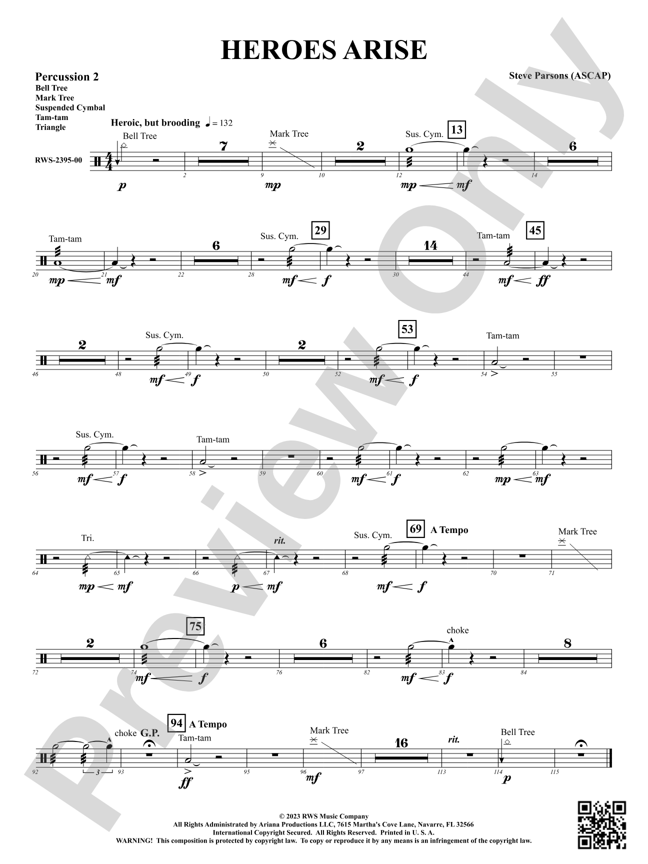 Heroes Arise: 2nd Percussion