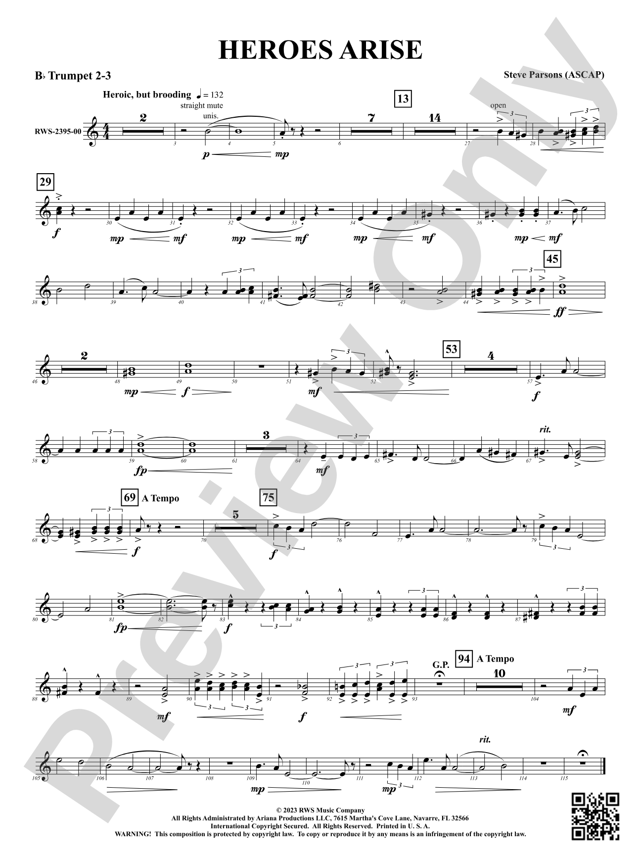 Heroes Arise: 2nd & 3rd Trumpet
