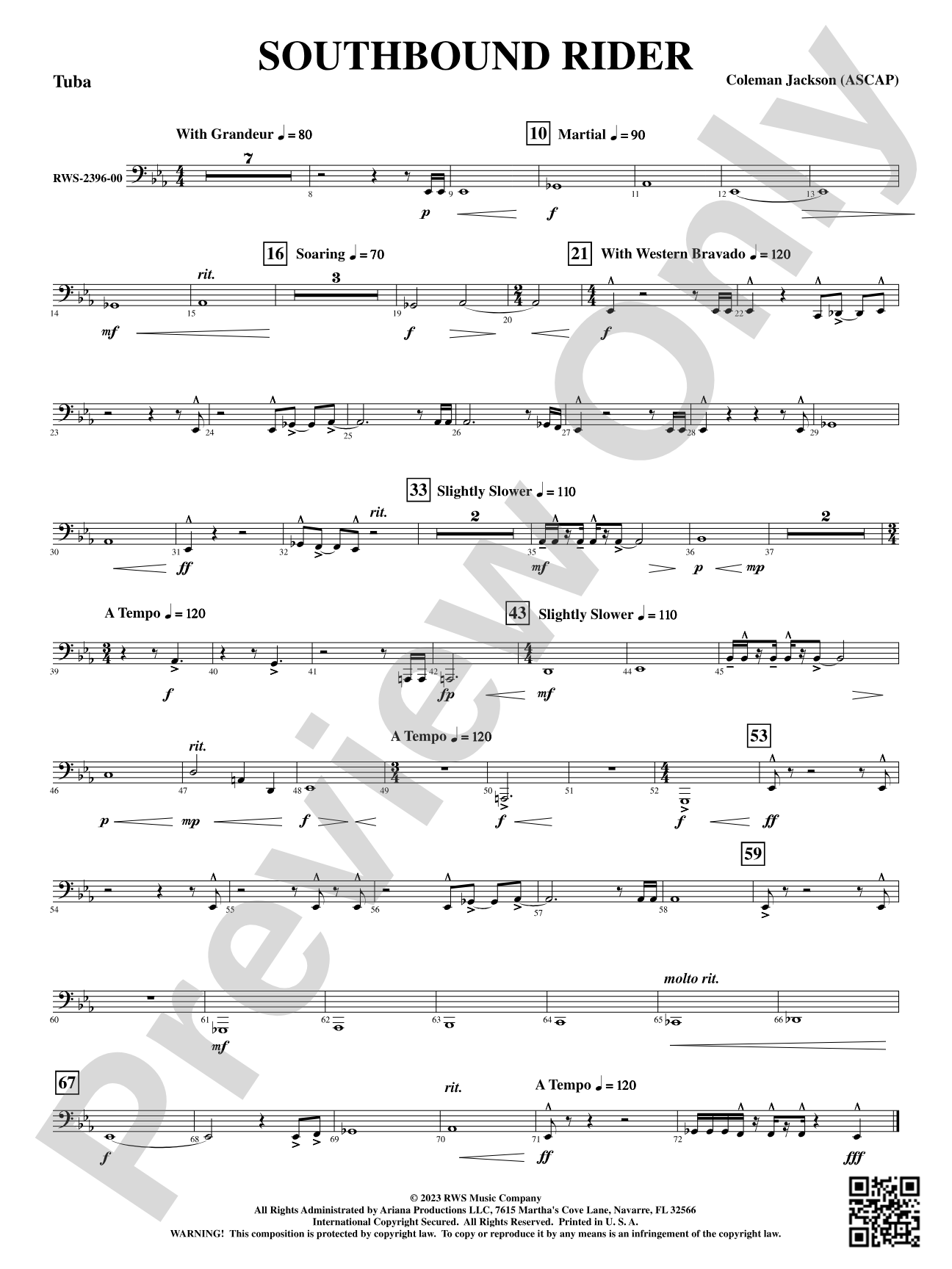 Southbound Rider: Tuba