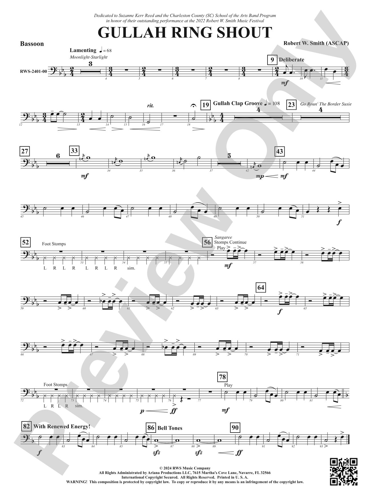 Gullah Ring Shout: Bassoon