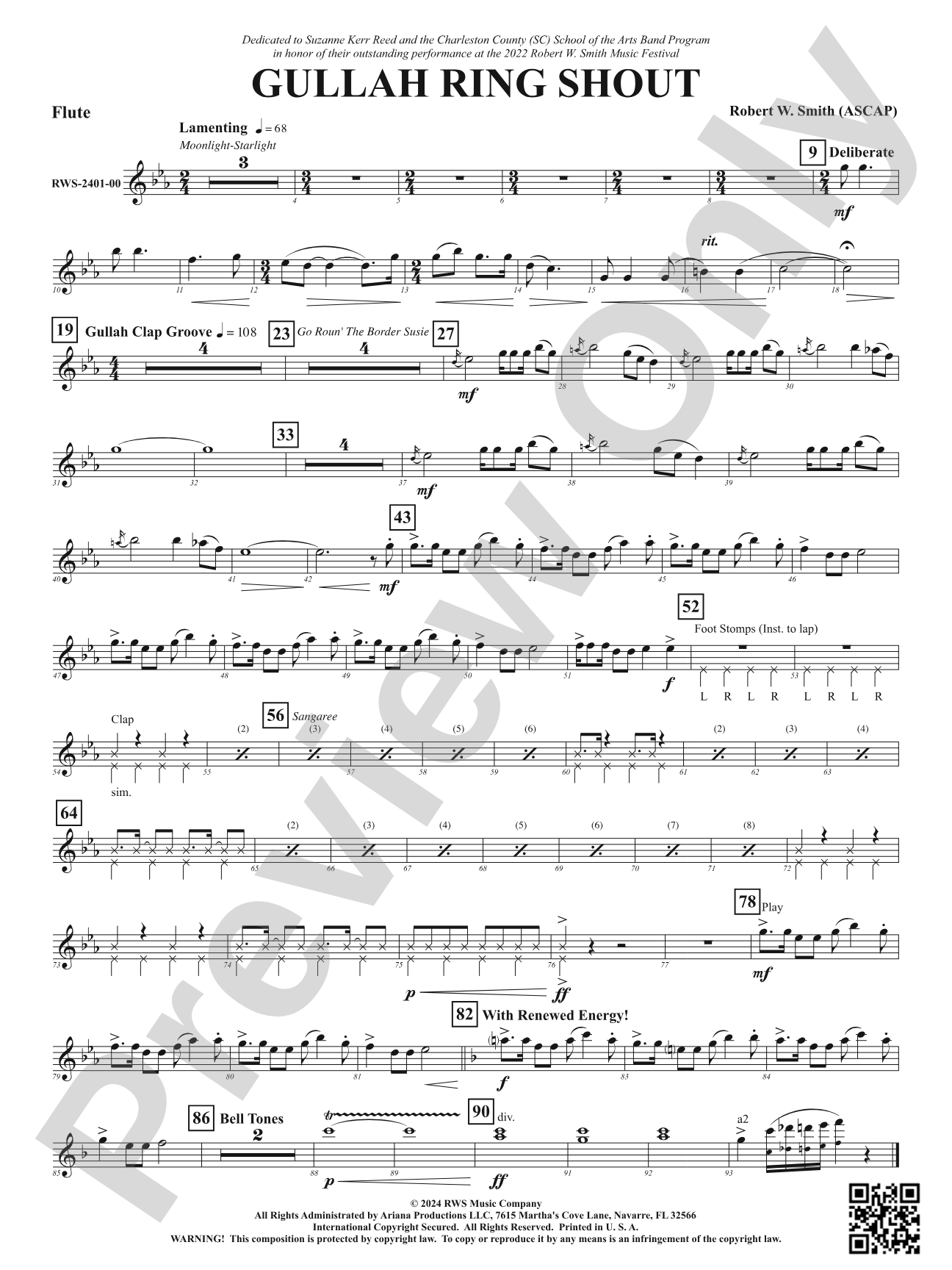 Gullah Ring Shout: 1st Flute