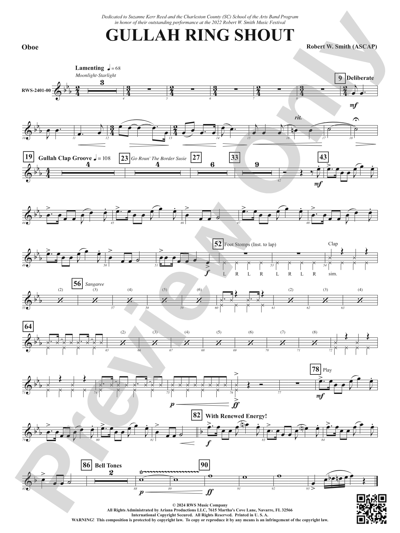 Gullah Ring Shout: Oboe
