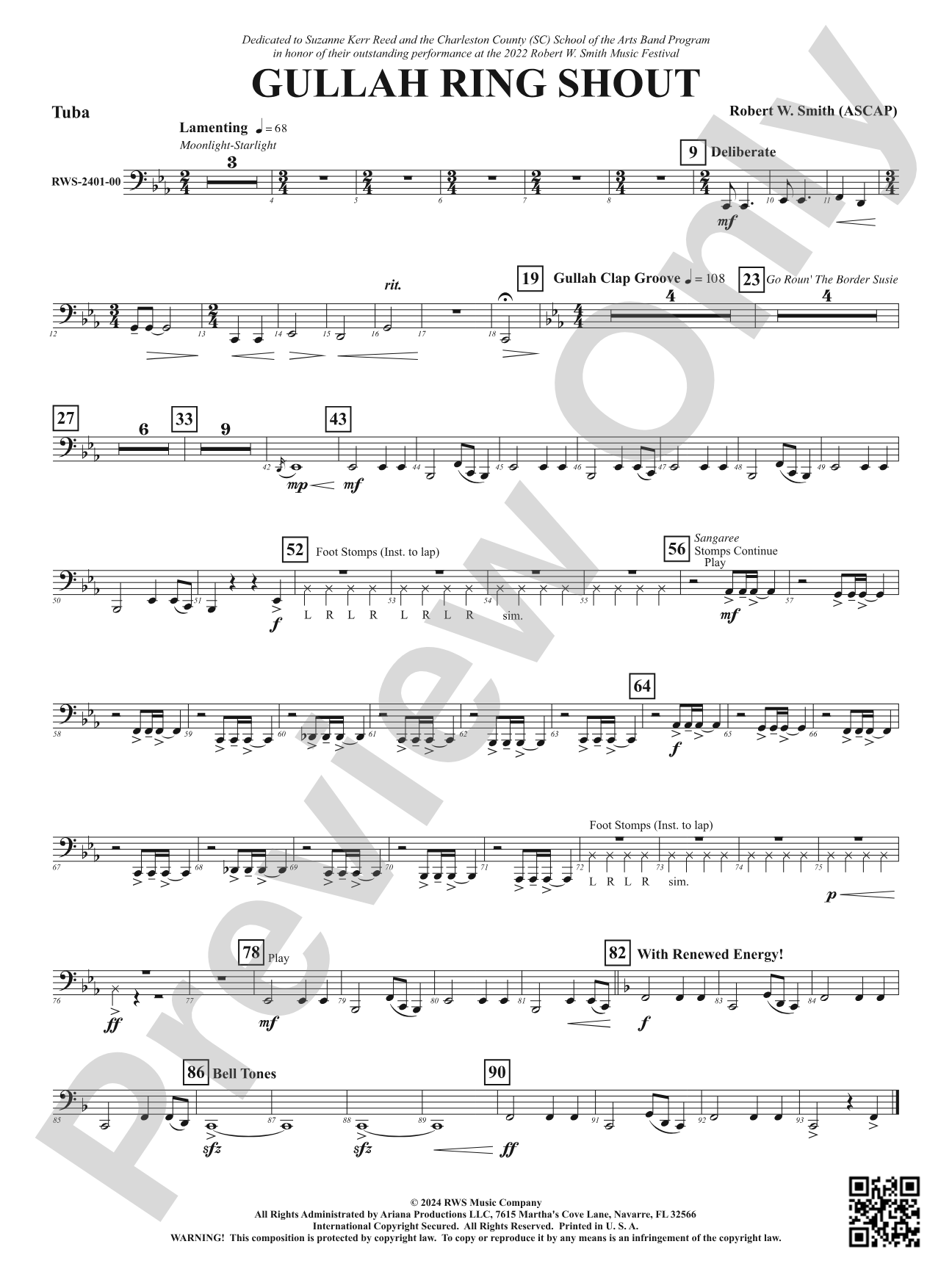 Gullah Ring Shout: Tuba