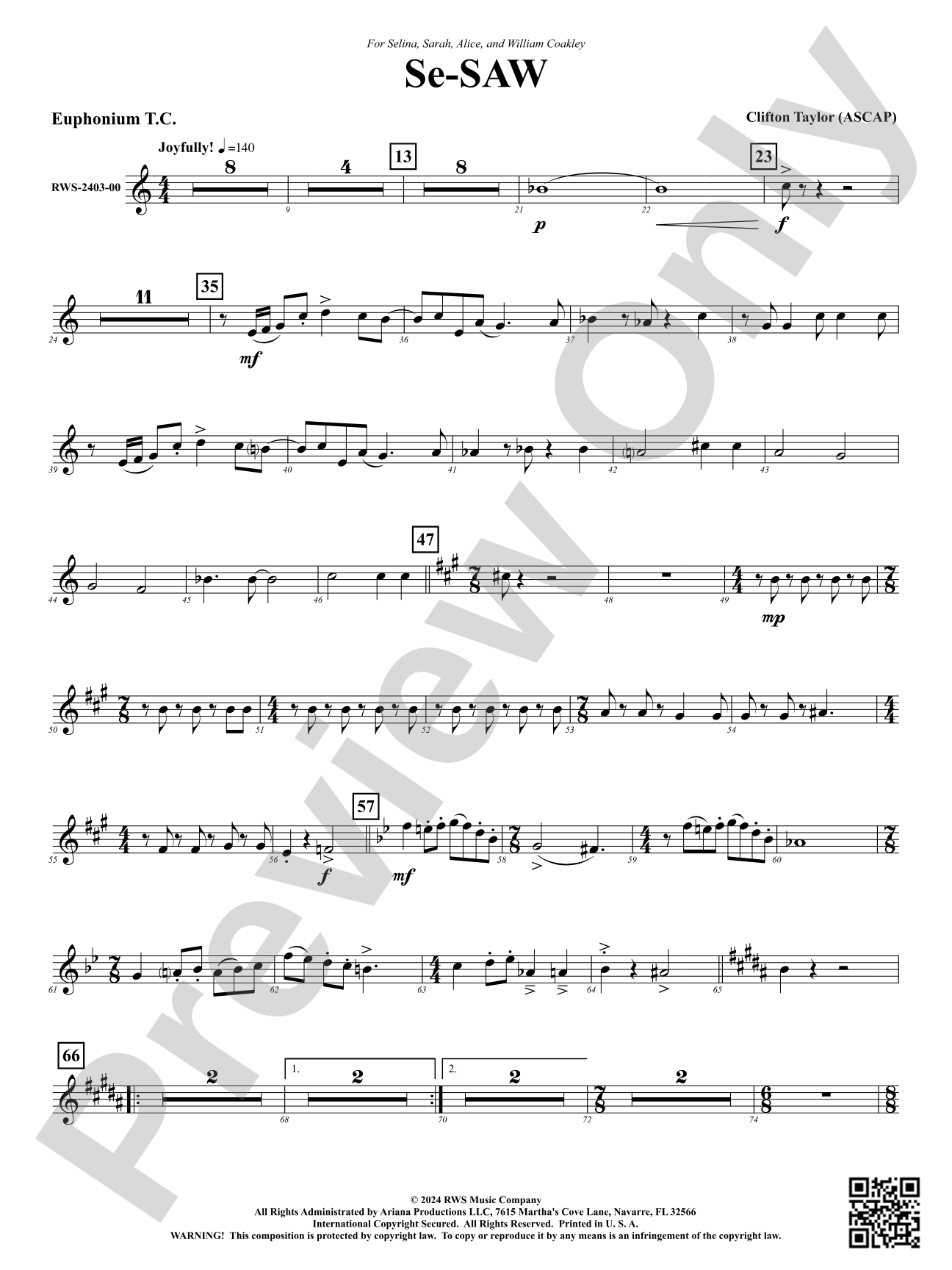 Se-SAW: Baritone T.C.