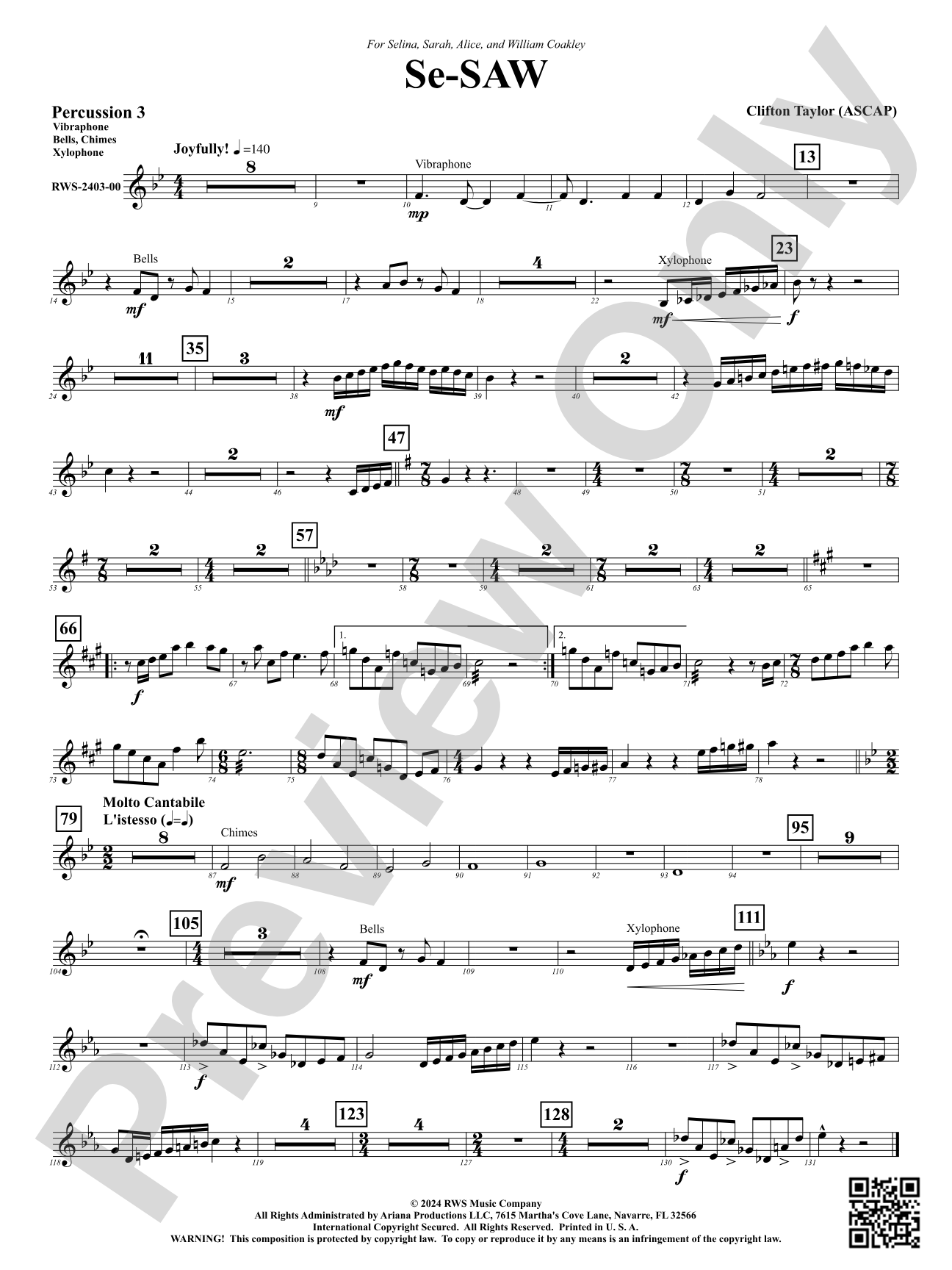 Se-SAW: 3rd Percussion