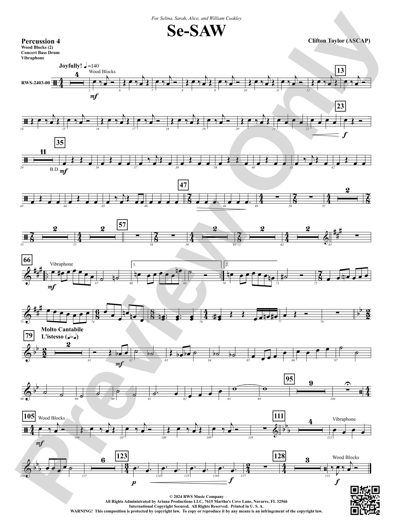 Se-SAW: 4th Percussion