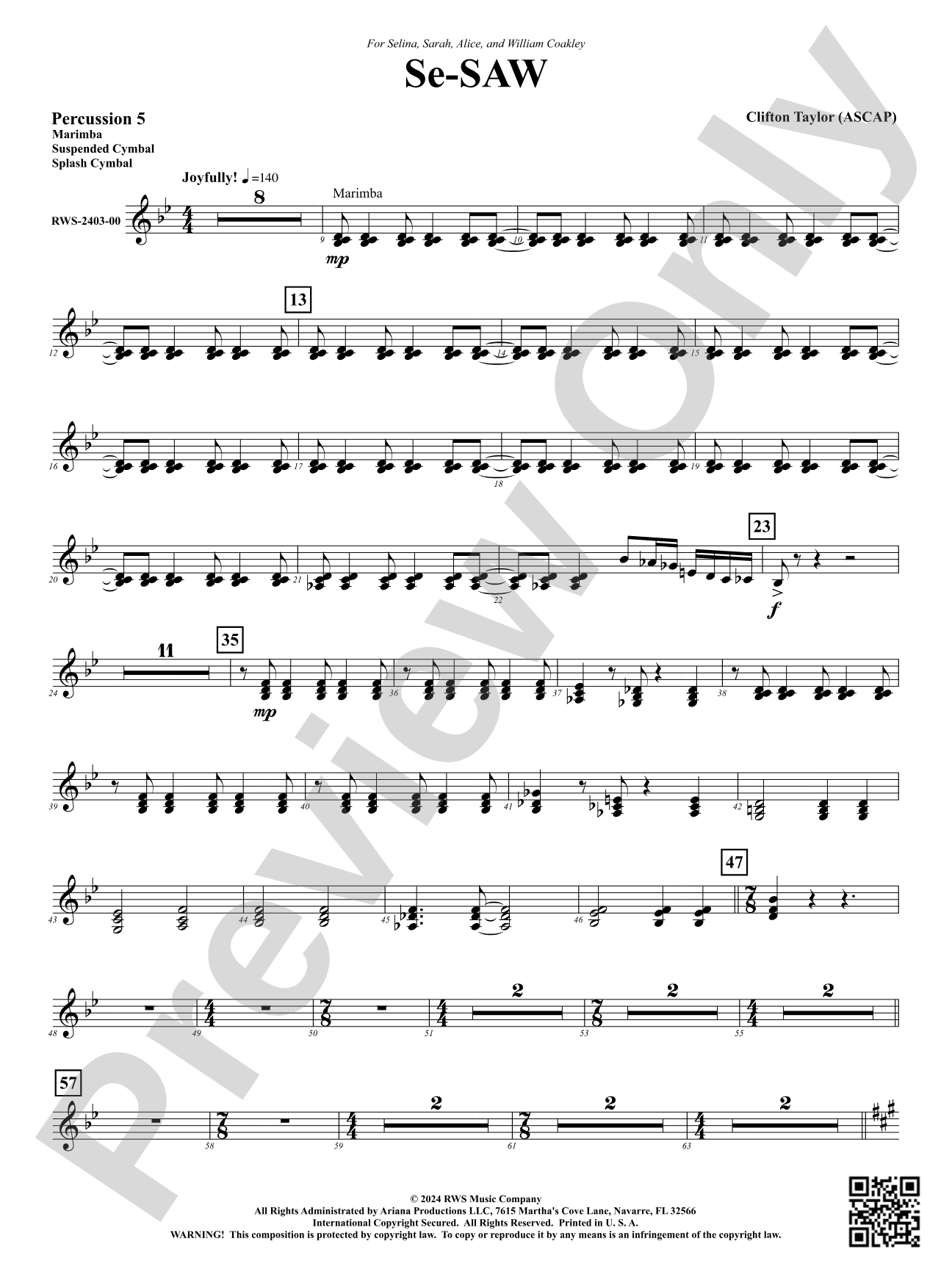 Se-SAW: 5th Percussion
