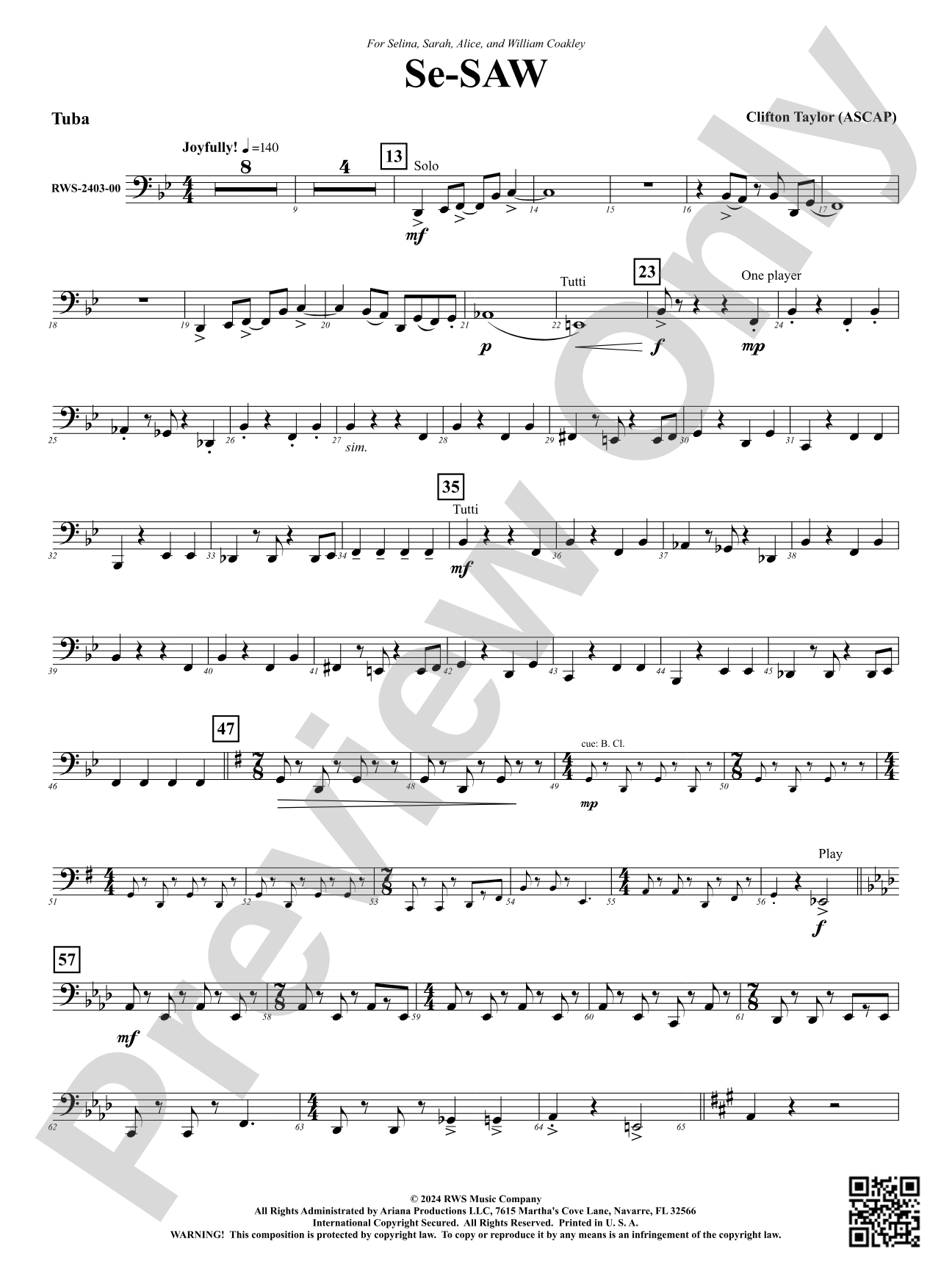 Se-SAW: Tuba