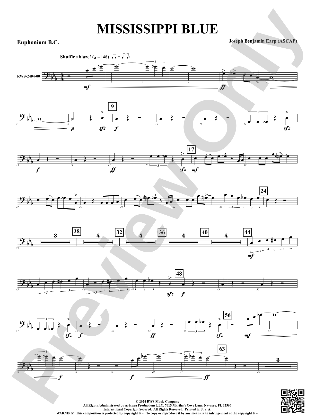 Mississippi Blue: Baritone B.C.