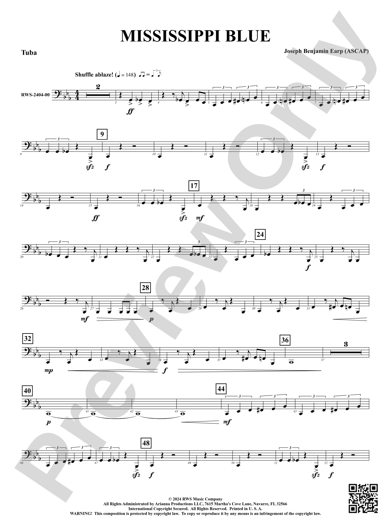 Mississippi Blue: Tuba