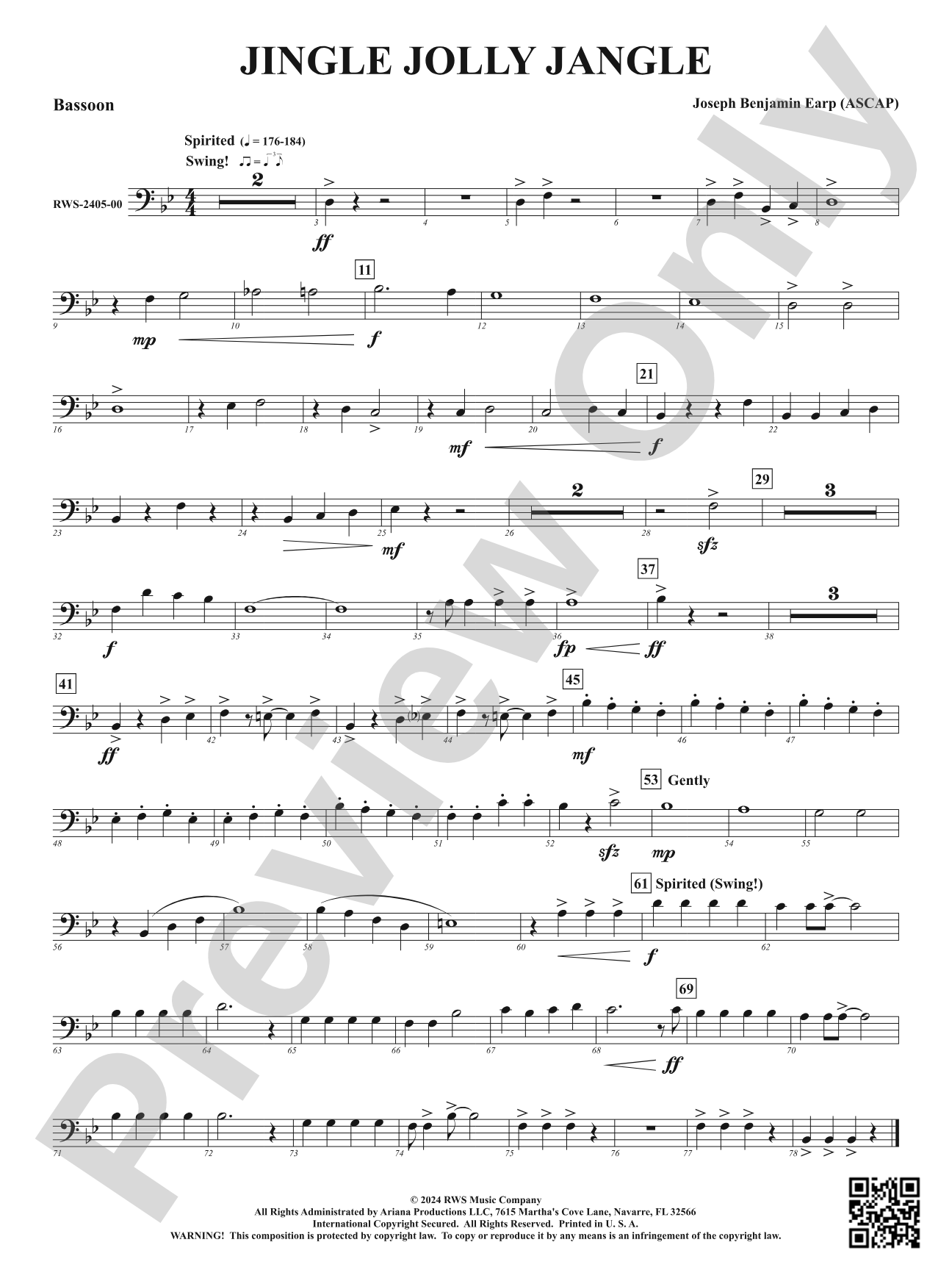Jingle Jolly Jangle: Bassoon