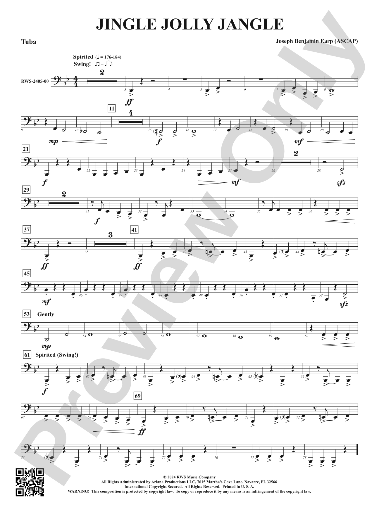 Jingle Jolly Jangle: Tuba