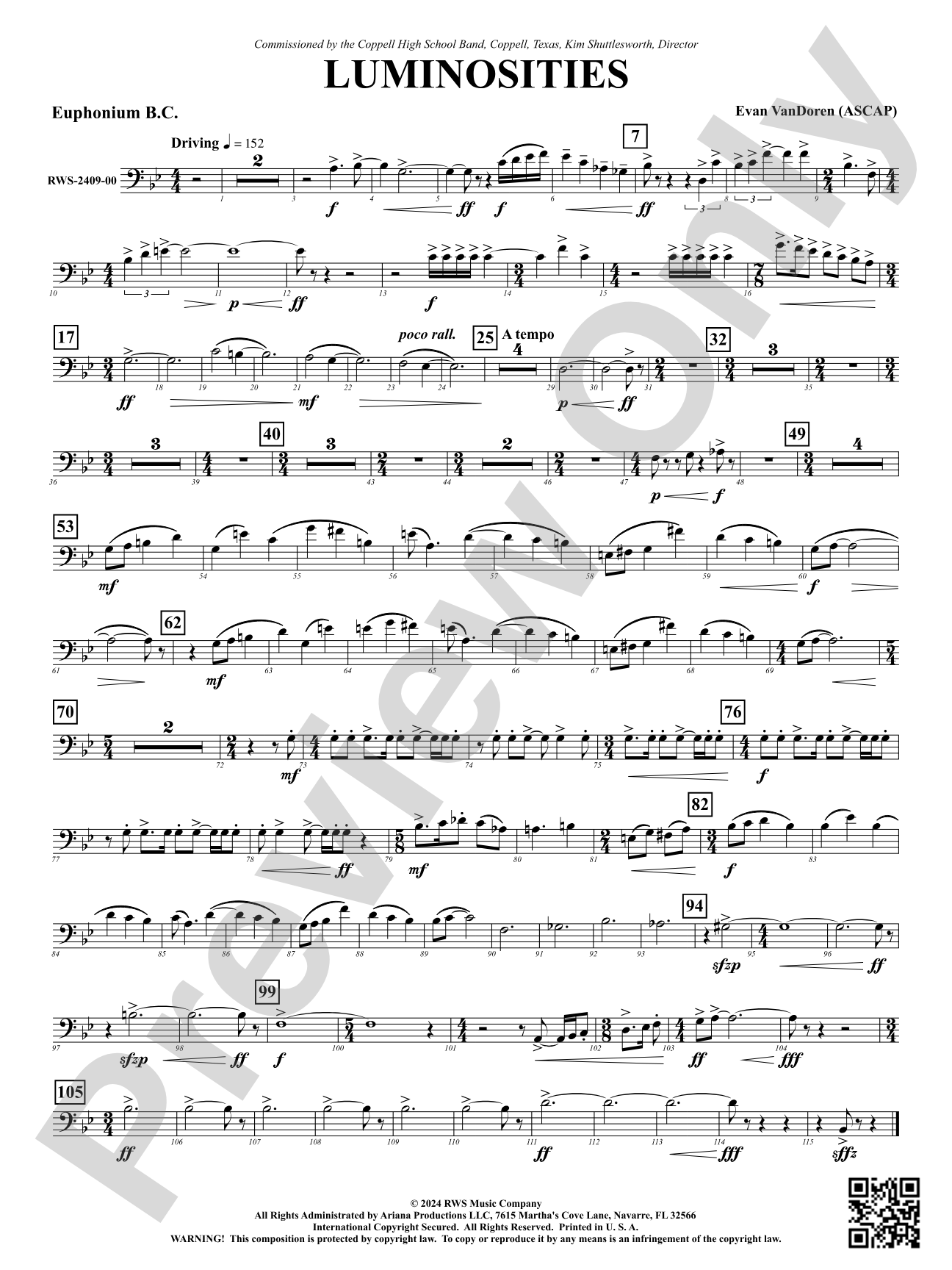 Luminosities: Baritone B.C.