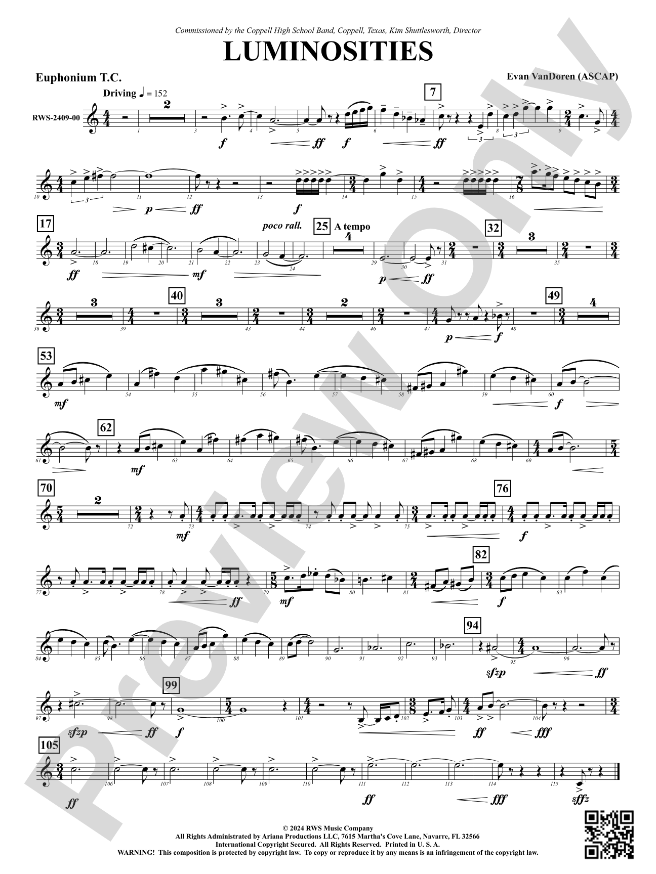 Luminosities: Baritone T.C.