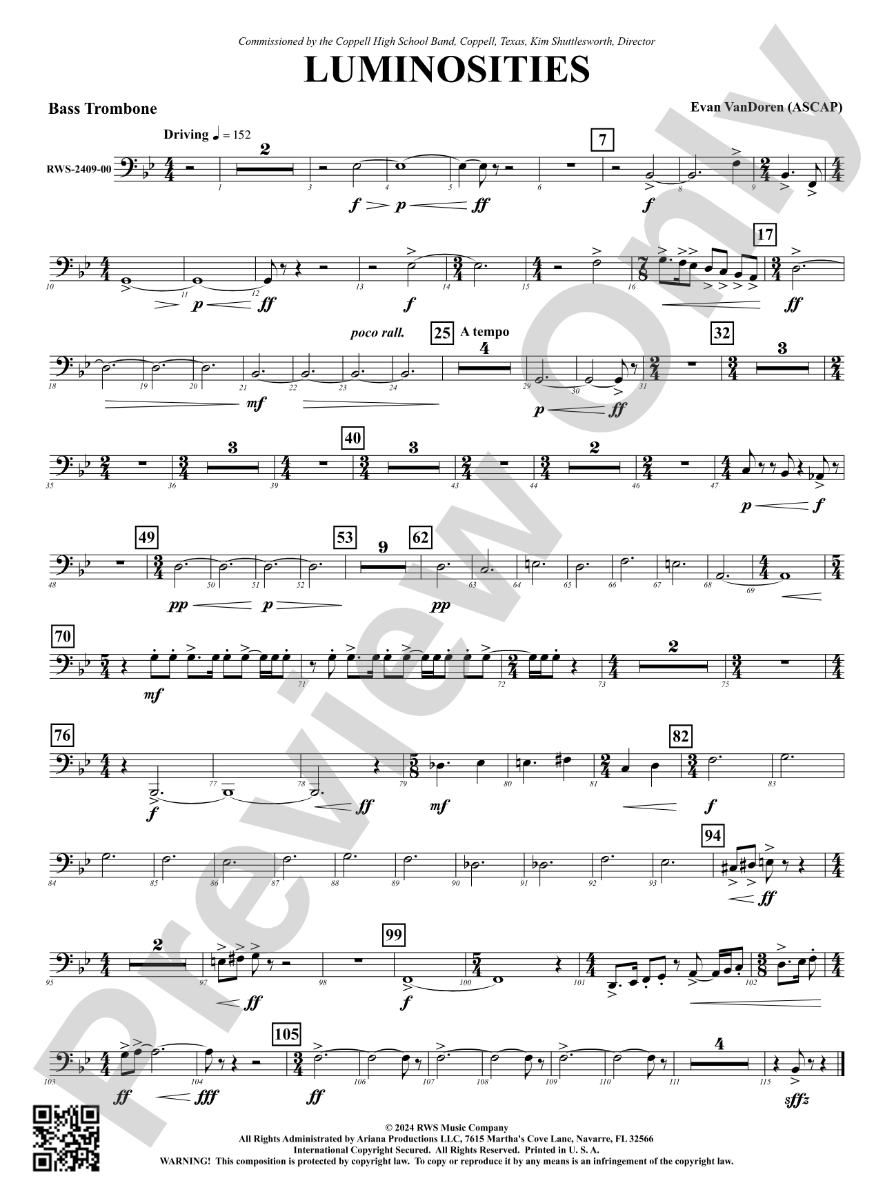 Luminosities: Bass Trombone