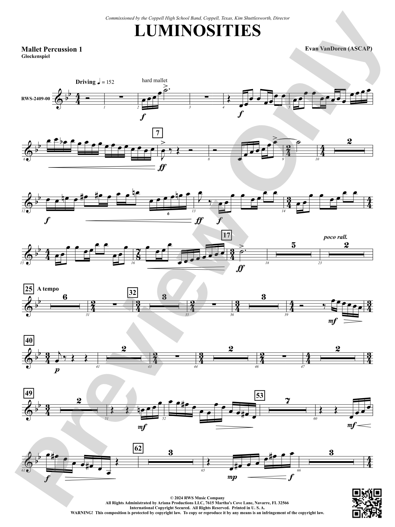 Luminosities: 1st Mallet Percussion