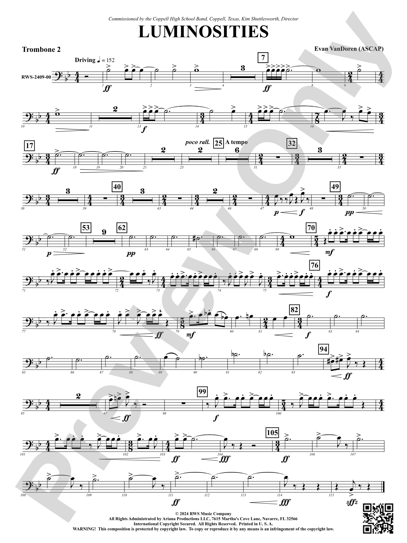 Luminosities: 2nd Trombone