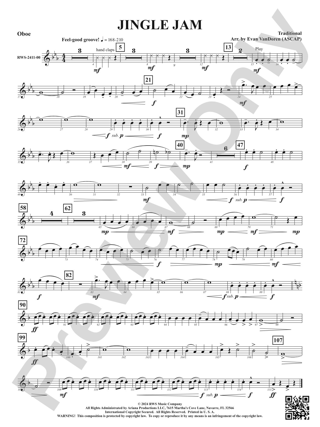 Jingle Jam: Oboe
