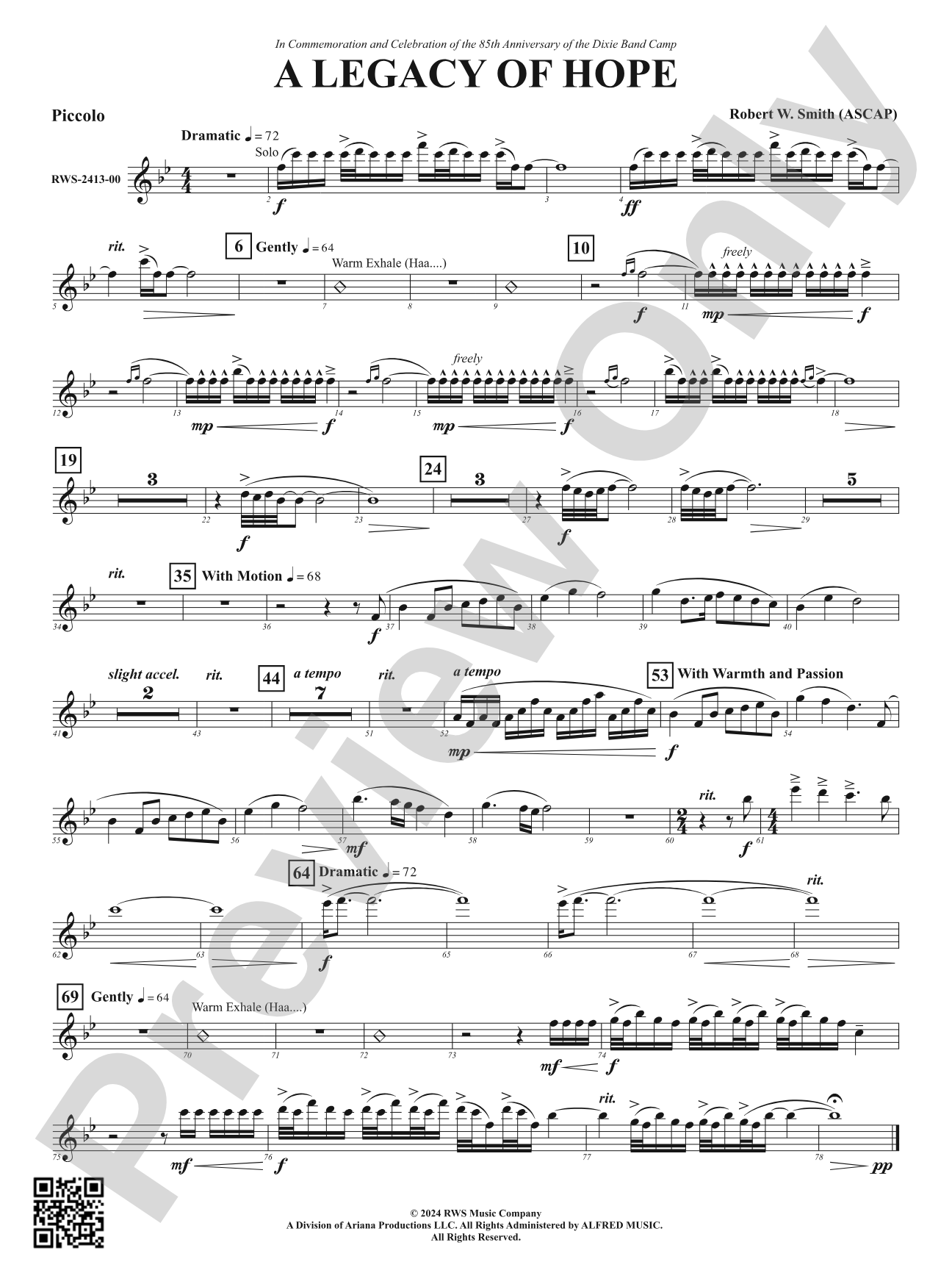 A Legacy of Hope: Piccolo