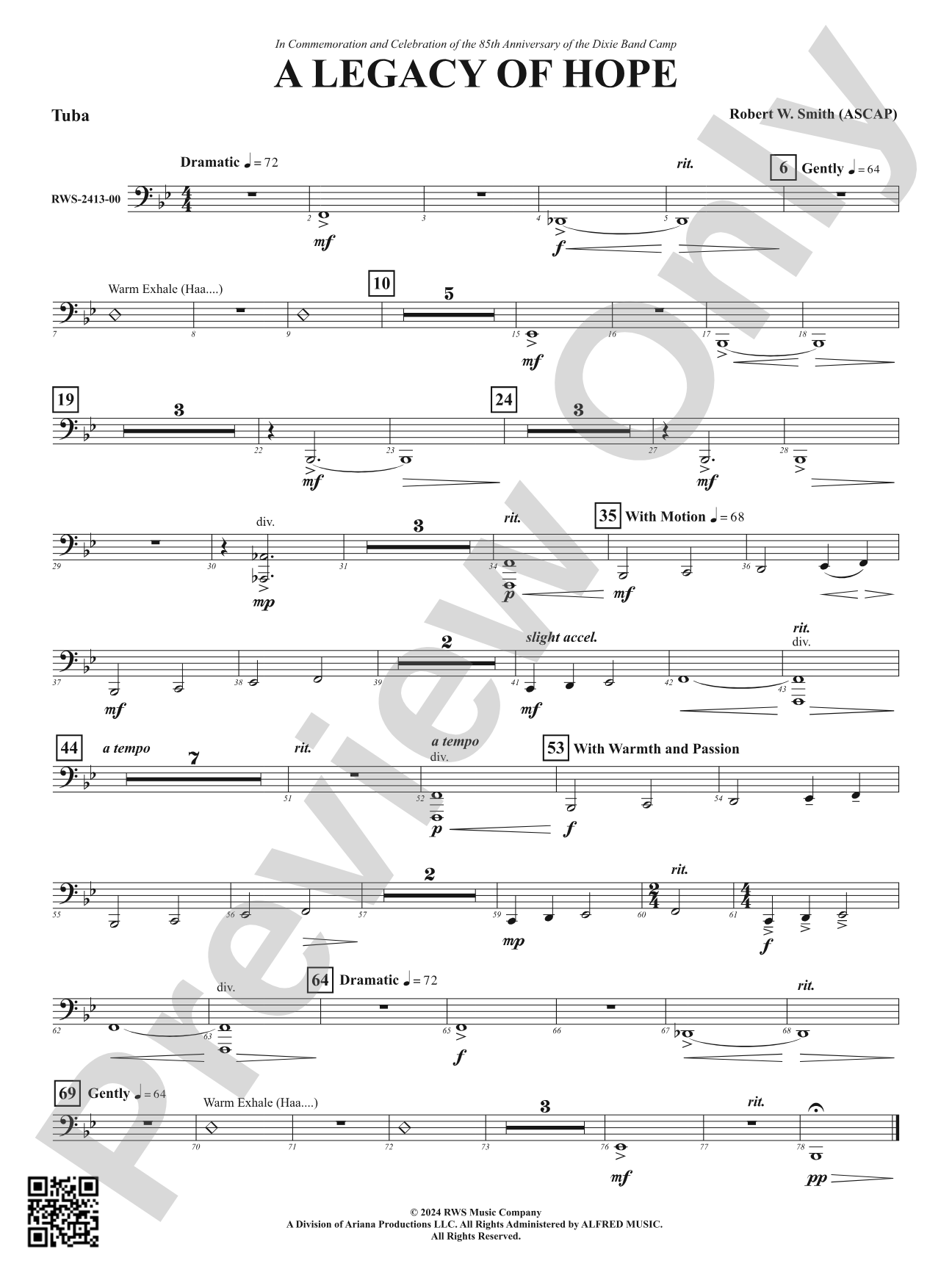 A Legacy of Hope: Tuba