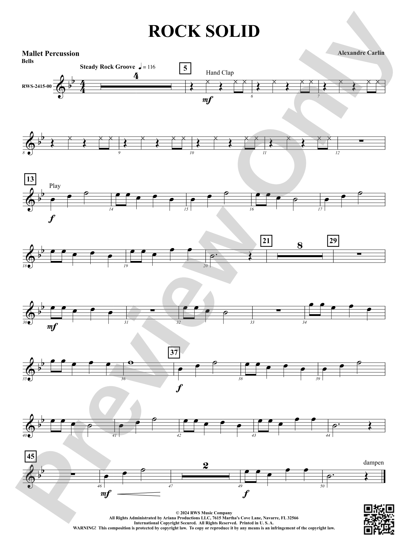 Rock Solid: 1st Mallet Percussion
