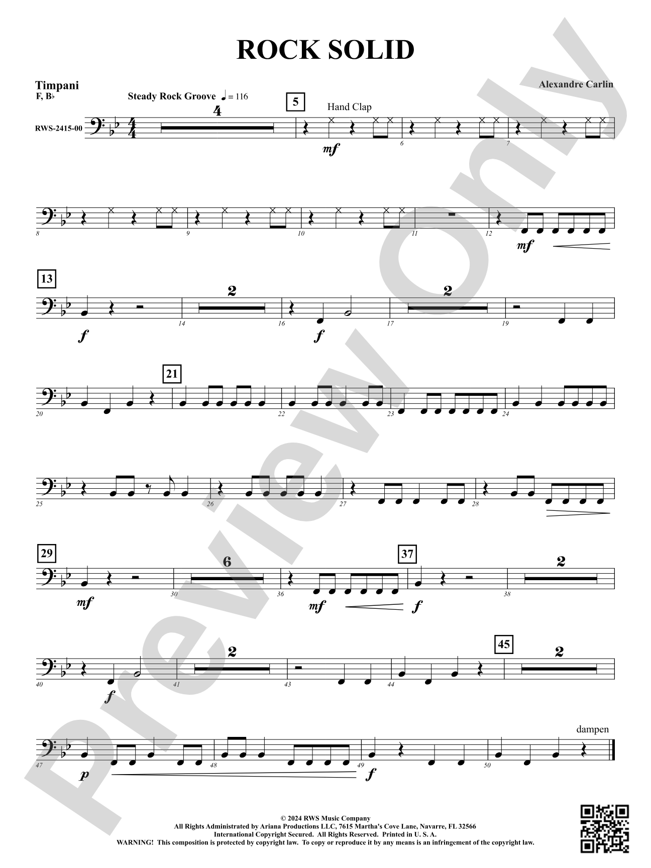 Rock Solid: Timpani