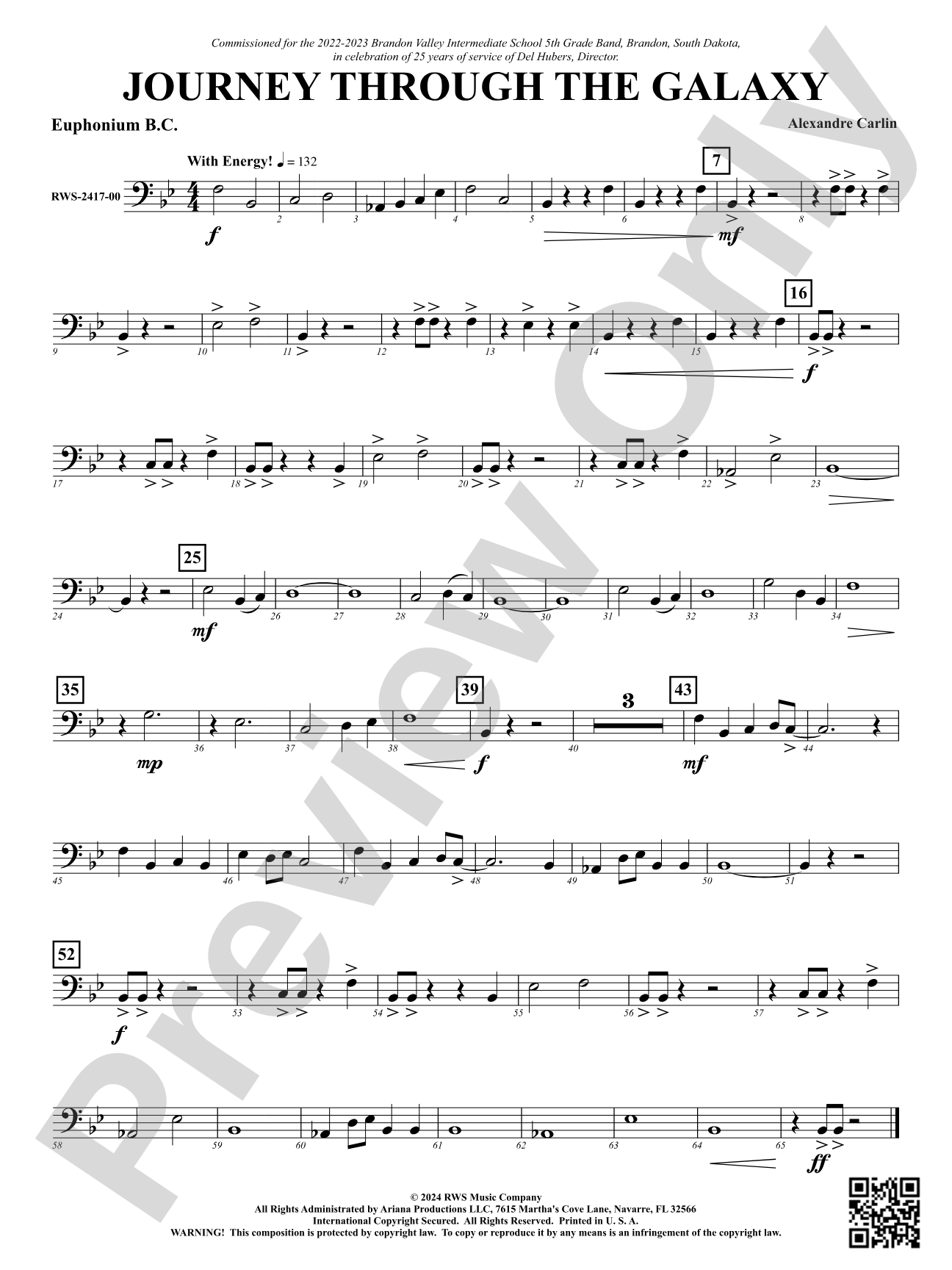 Journey Through the Galaxy: Baritone B.C.